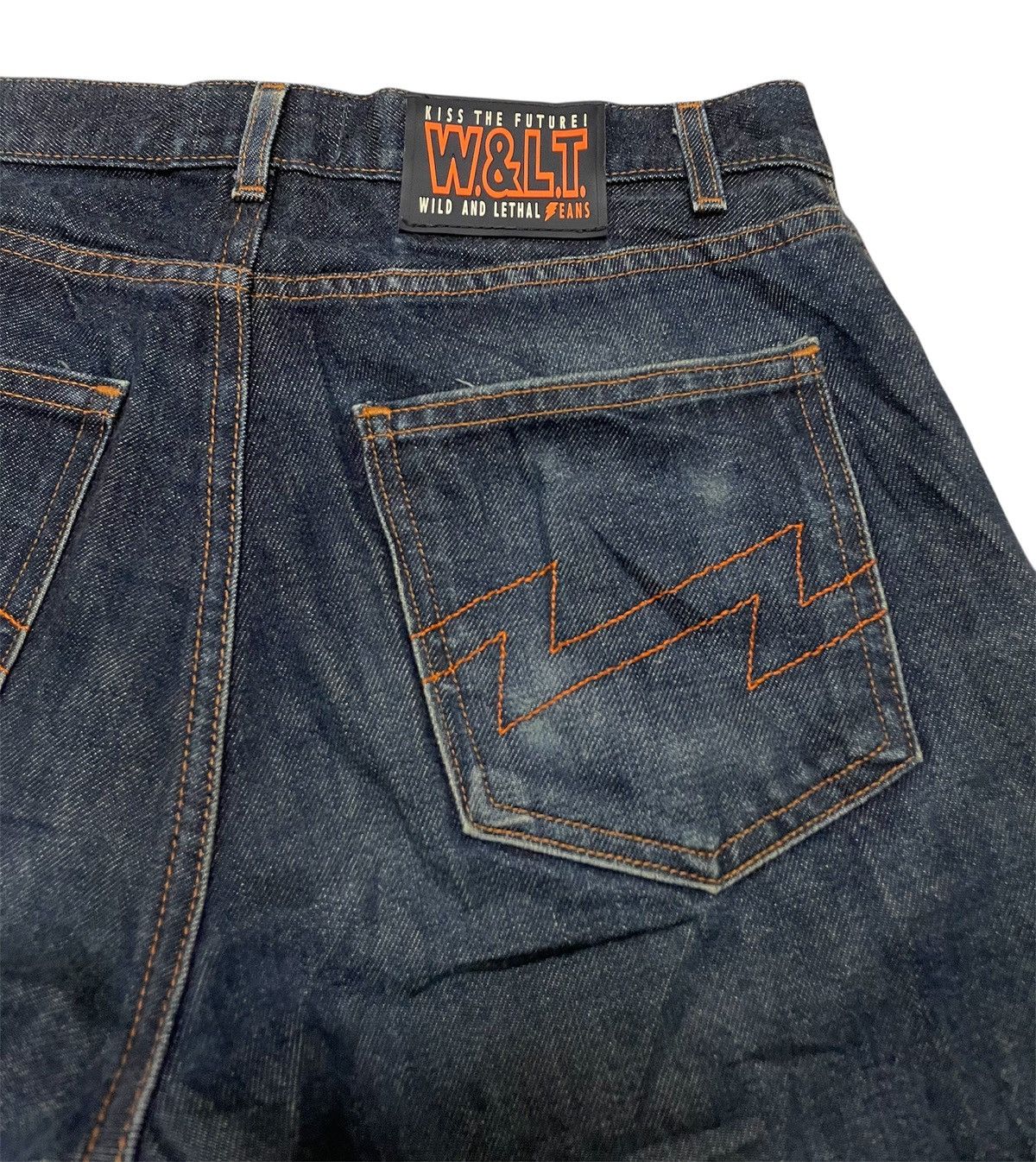 Walter Van Beirendonck Vtg W&LT Wild & Lethal Trash Extra Length Selvedge Jeans Size US 31 - 7 Thumbnail