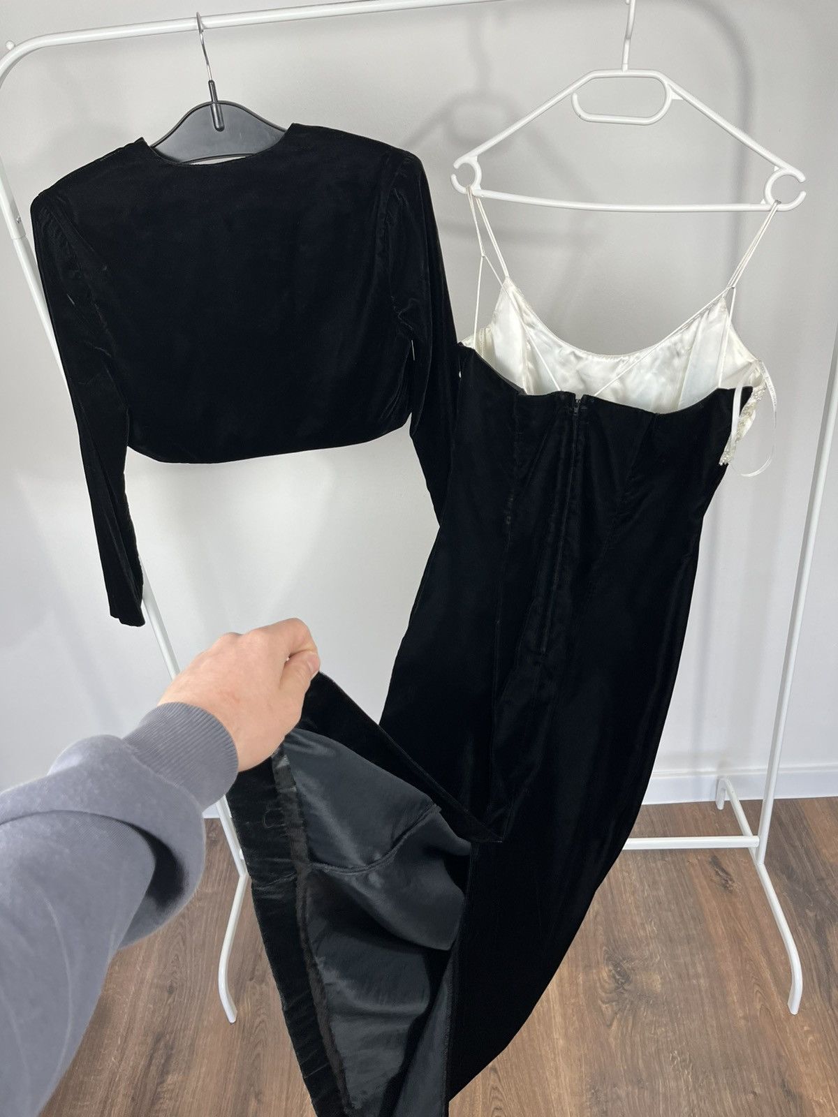 Other Scott McClintock Velvet Dress Set Black Strap Bolero USA M Size M / US 6-8 / IT 42-44 - 19 Thumbnail