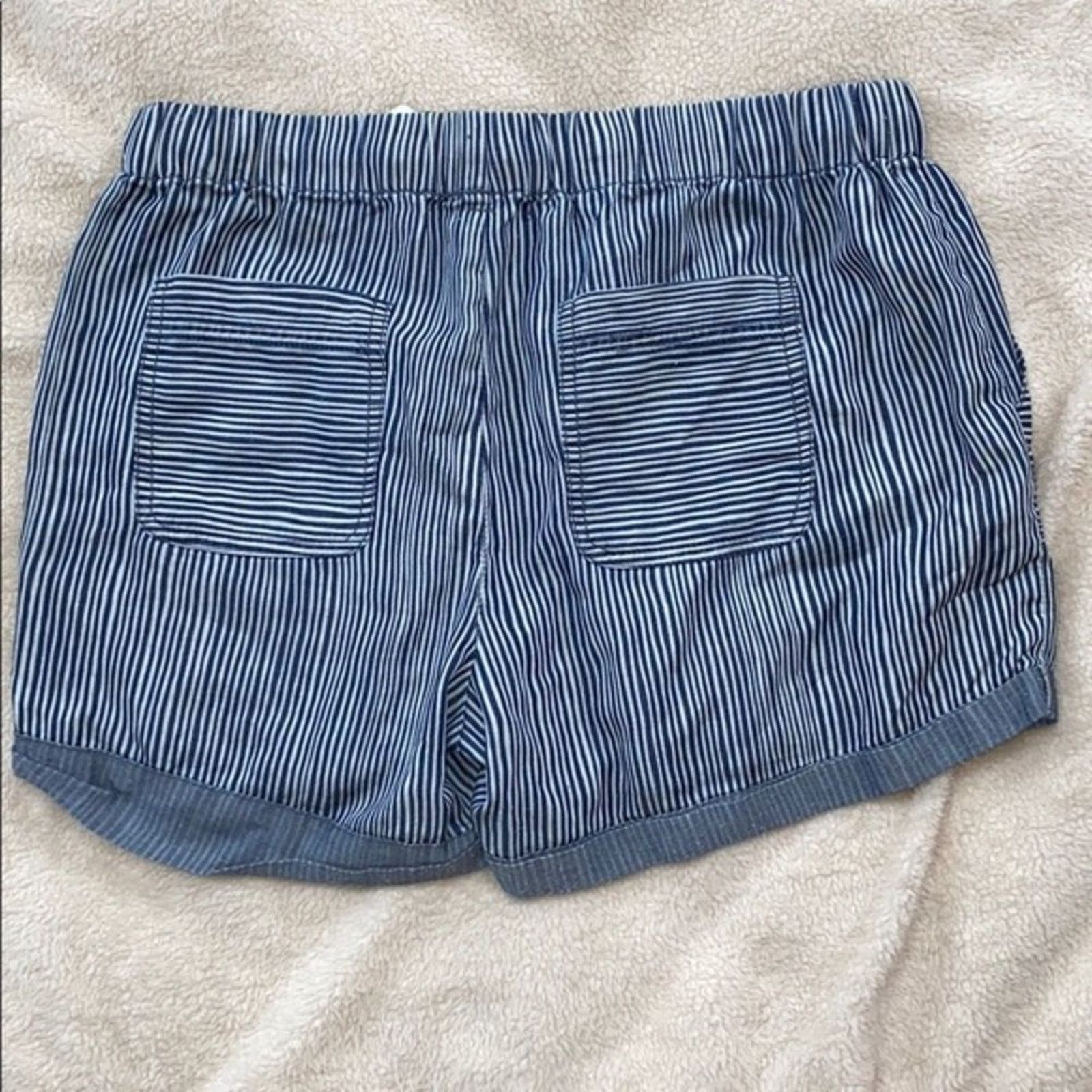 Other Miami Nautical Striped Drawstring Waist Shorts | Sz S Size 27" / US 4 / IT 40 - 5 Thumbnail