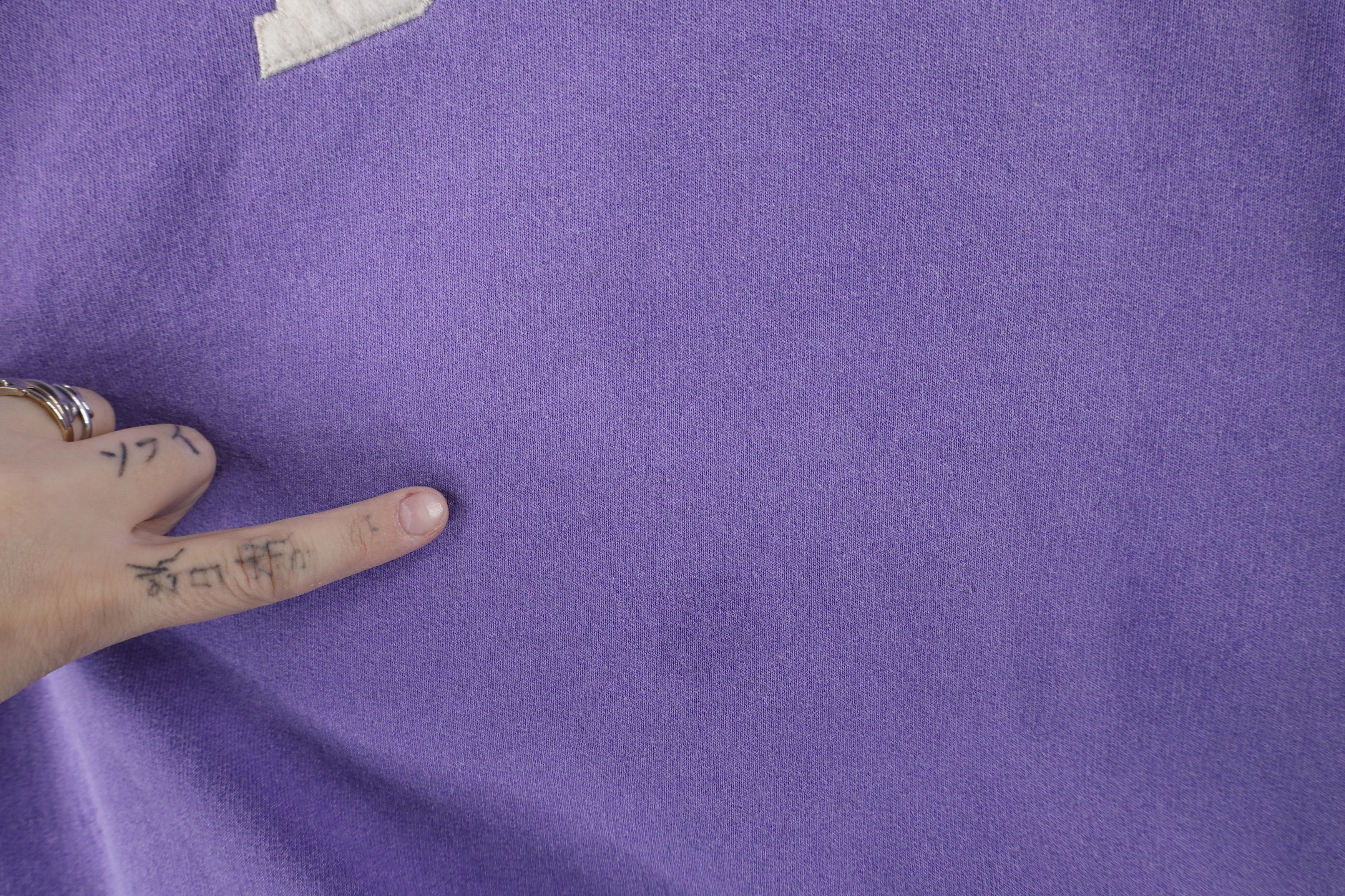 Vintage Vintage 90s Out Boyne Mountain Crewneck Sweatshirt Purple Size L / US 10 / IT 46 - 5 Thumbnail