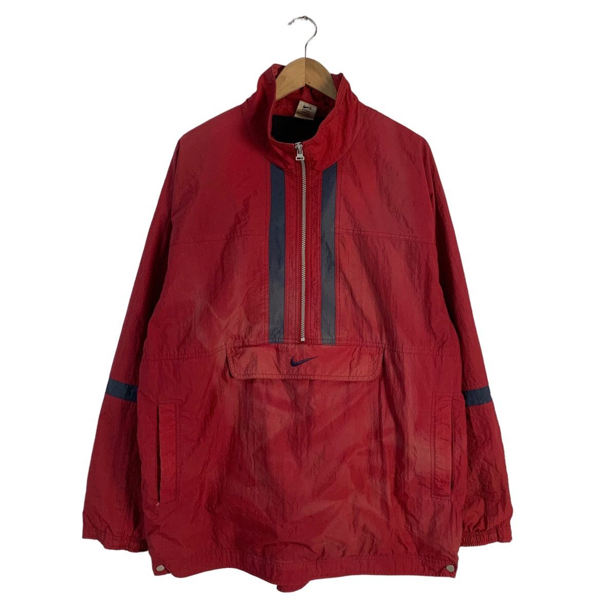 Nike Vintage Nike Center Anorak Windbreaker Jacket Size US XL / EU 56 / 4 - 1 Thumbnail