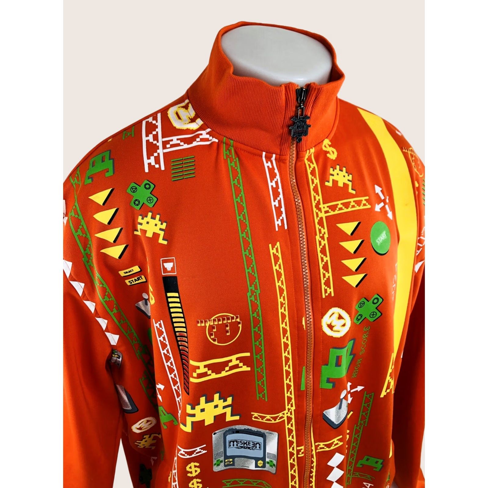 Vintage MISKEEN Vintage Atari Space Invaders PUFFY LOGO Mens XL Jacket Size US XL / EU 56 / 4 - 1 Thumbnail