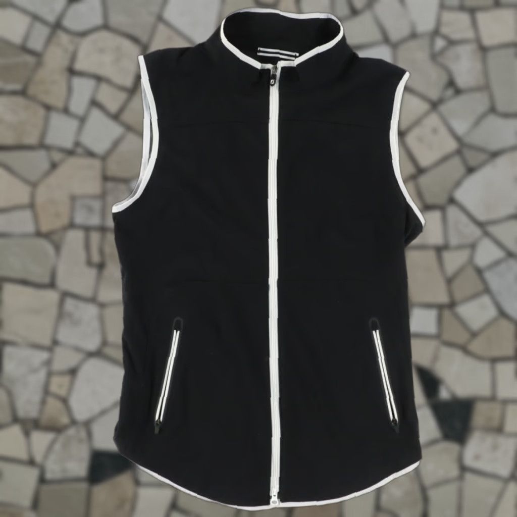 Footjoy Footjoy Windbreaker Vest Jacket Women's S Black Shirt Size S / US 4 / IT 40 - 1 Thumbnail