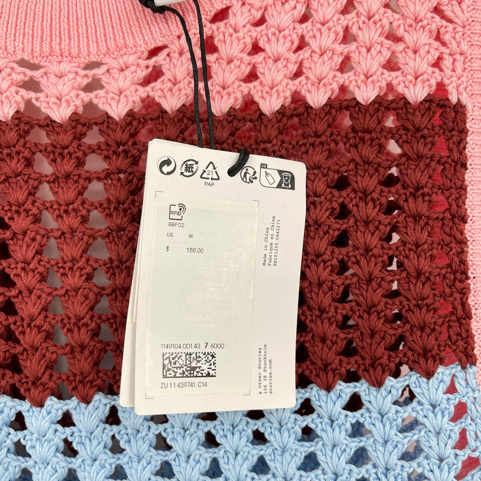 & Other Stories & Other Stories x Sindiso Khumalo | NWT Hand-Crocheted Top M Size M / US 6-8 / IT 42-44 - 5 Thumbnail