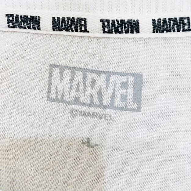 Marvel Comics MARVEL Red Fleece Logo Box Tee Size L / US 10 / IT 46 - 7 Thumbnail