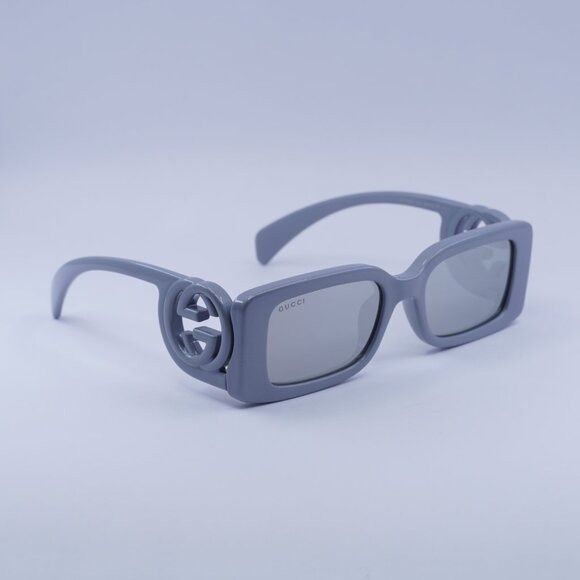 Gucci 🕶️ New Gucci GG1325S 011 Sunglasses - Silver Frame, Silver Size ONE SIZE - 8 Thumbnail