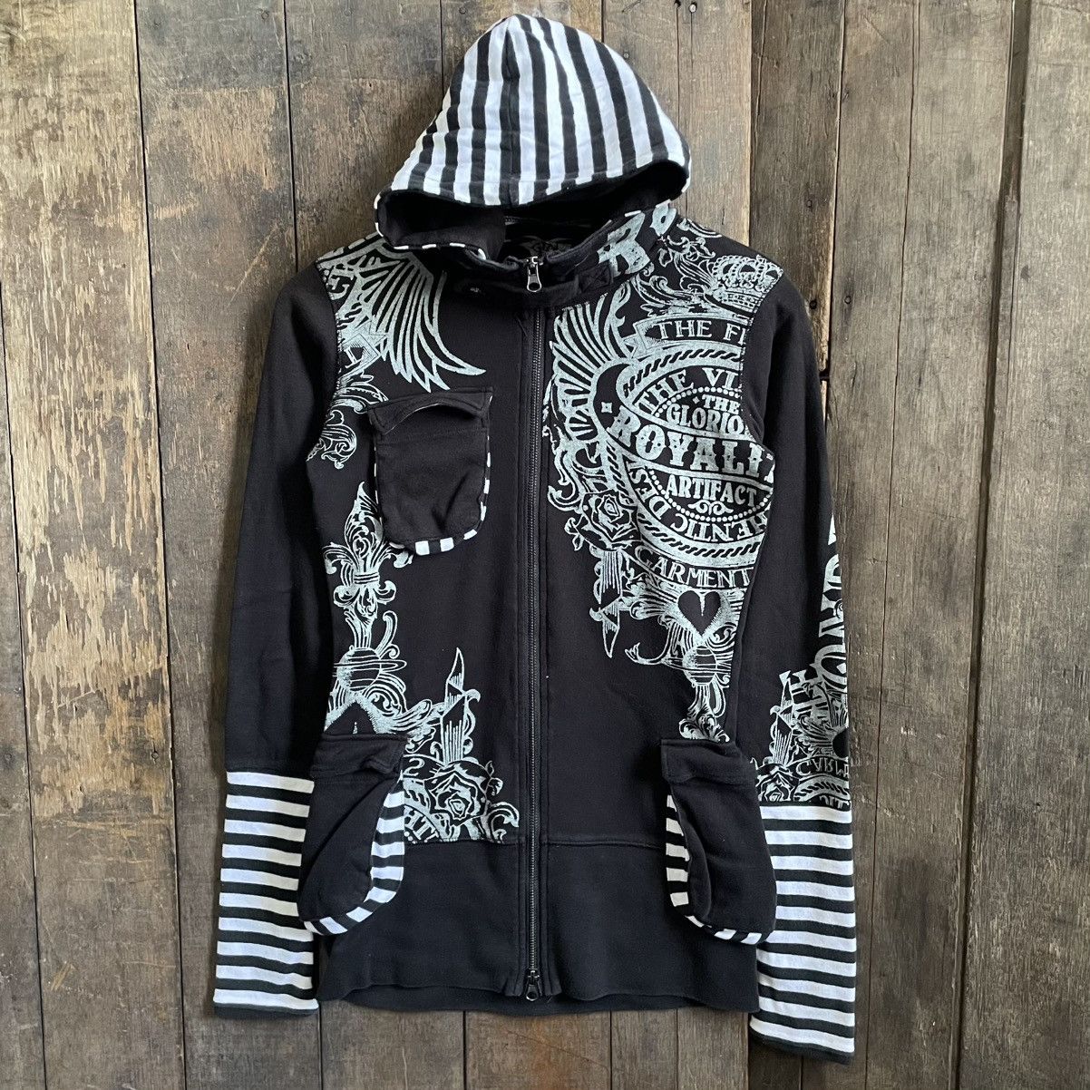 Japanese Brand Ghtz Zipper Sweatshirt Size US S / EU 44-46 / 1 - 1 Thumbnail