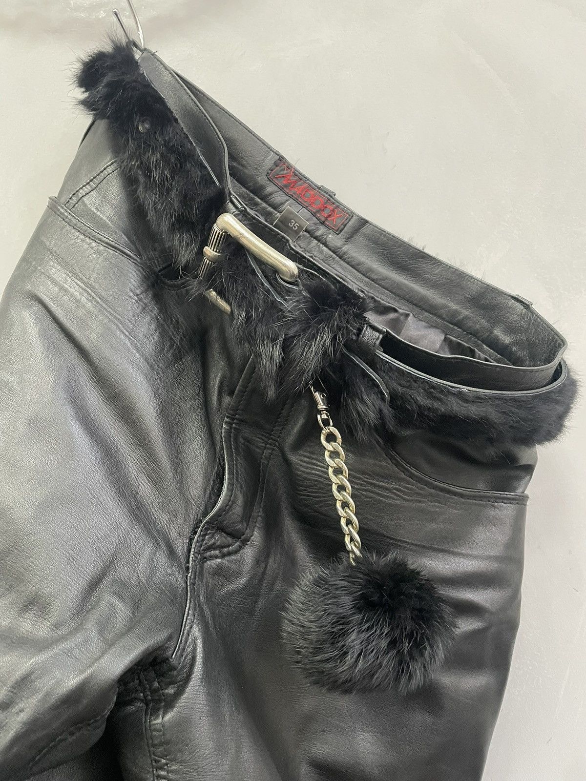 Hysteric Glamour Fur fuzzy leather hype rare leather belt lgb style Size ONE SIZE - 9 Thumbnail