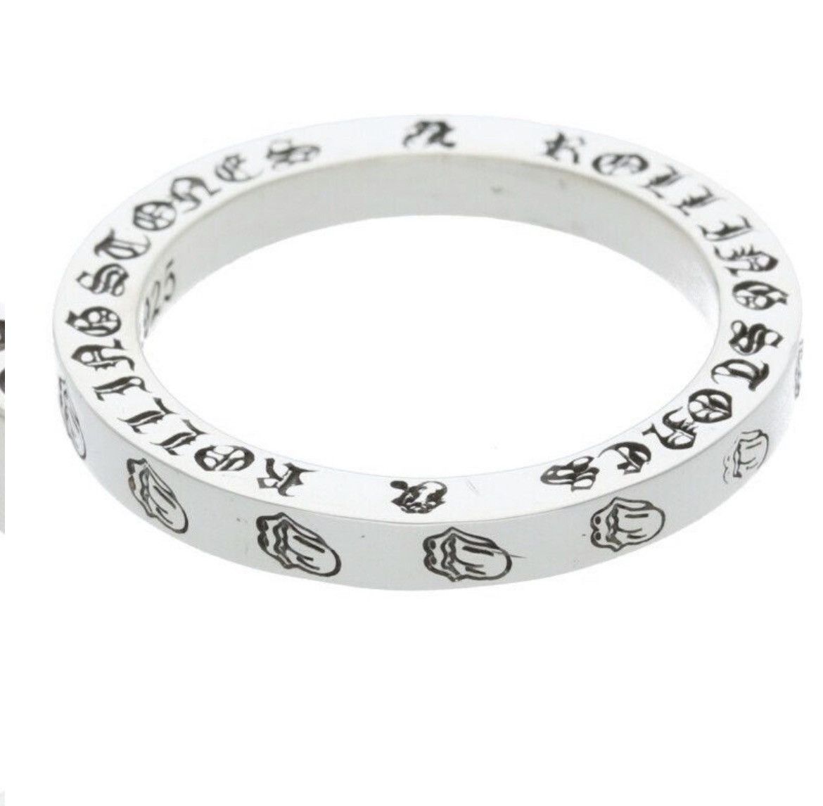Chrome Hearts Chrome Hearts 3mm Spacer Lip Tan Silver Ring Size ONE SIZE - 5 Thumbnail
