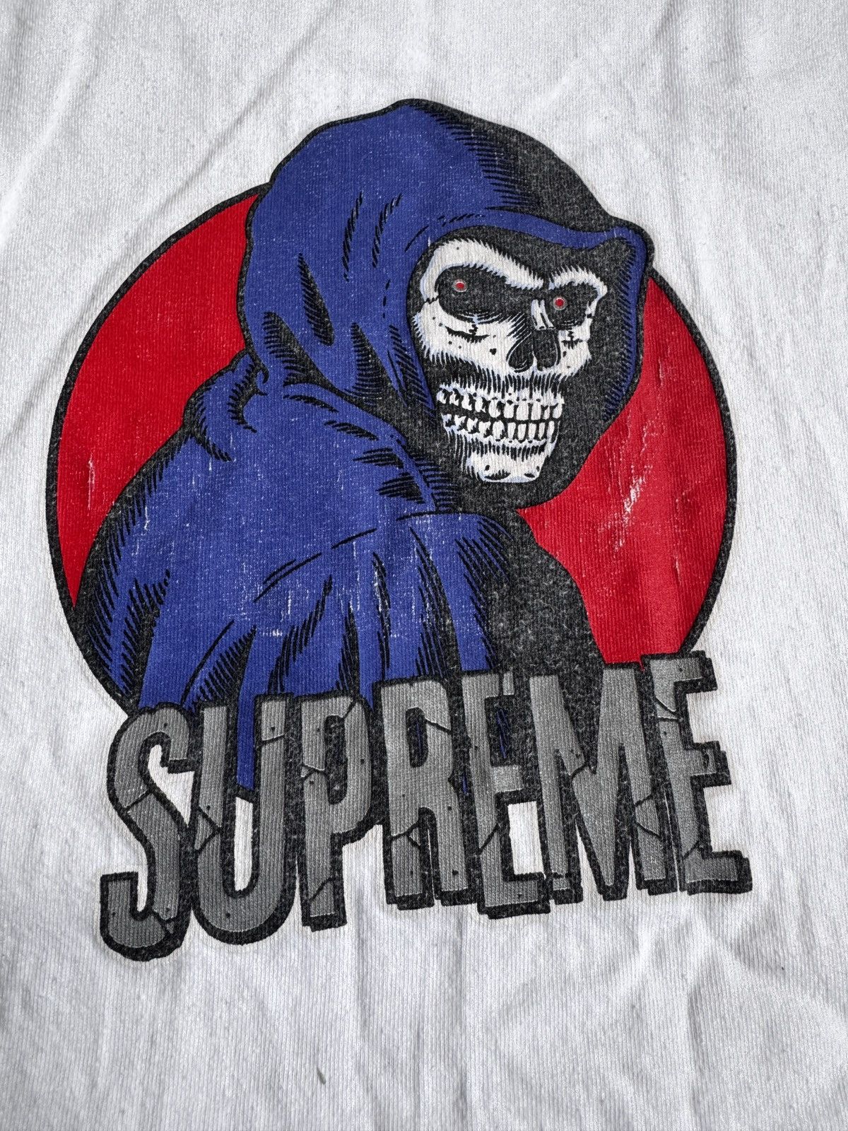 Supreme Supreme Reaper Tee White Large SS23 Size US L / EU 52-54 / 3 - 5 Thumbnail