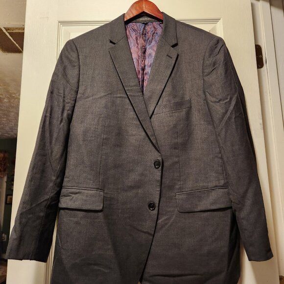 Indochino Indochino men's 100%wool sport coat jacket blazer 44R Size 44R - 2 Thumbnail