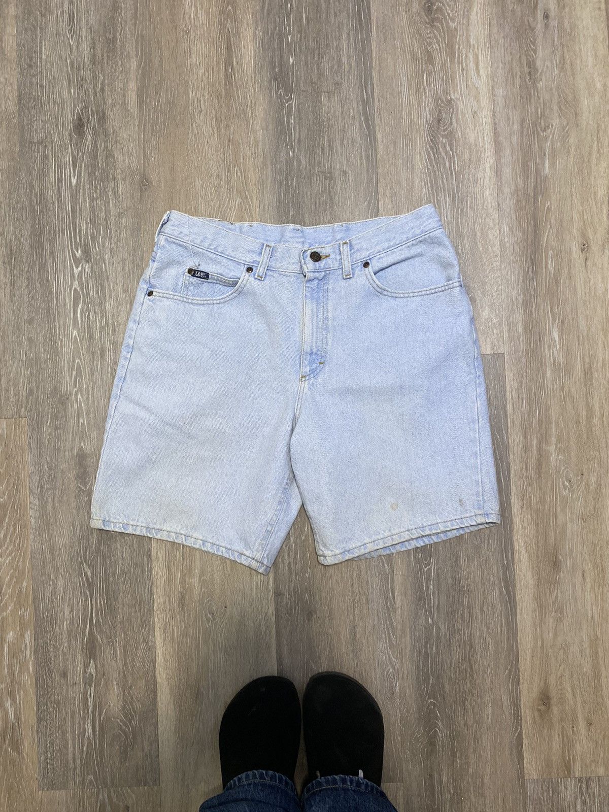 Lee × Vintage Vintage Baggy Jorts Size US 34 / EU 50 - 3 Thumbnail