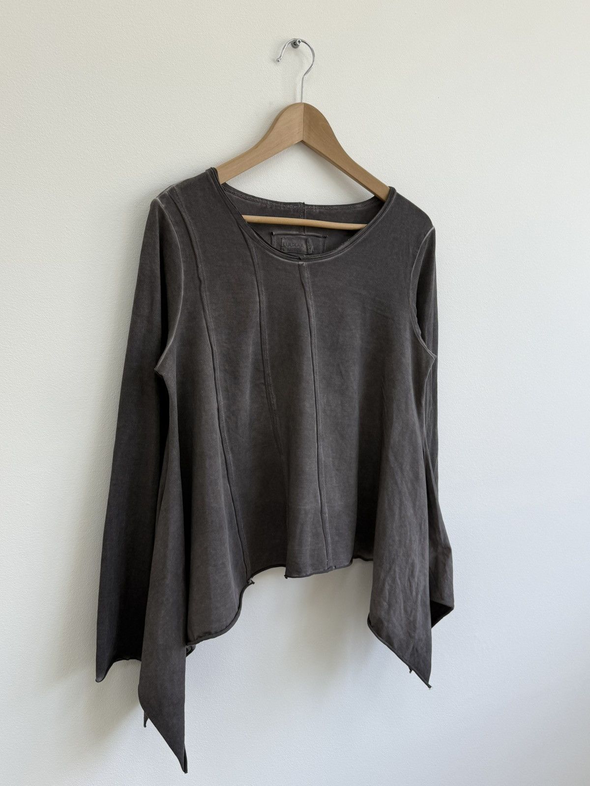 Rundholz Luukaa Asymetrical Long Sleeve Top Size 3 Rick Owens Style Size M / US 6-8 / IT 42-44 - 3 Thumbnail
