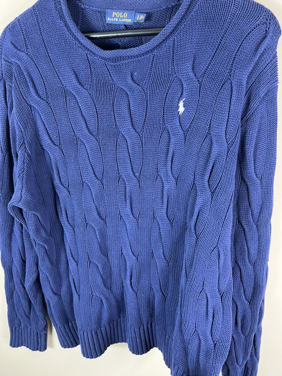 Polo Ralph Lauren 💙VINTAGE NAVY BLUE POLO RAPLH LAUREN CRAZY SWEATSHIRT🔥 Size US M / EU 48-50 / 2 - 4 Thumbnail