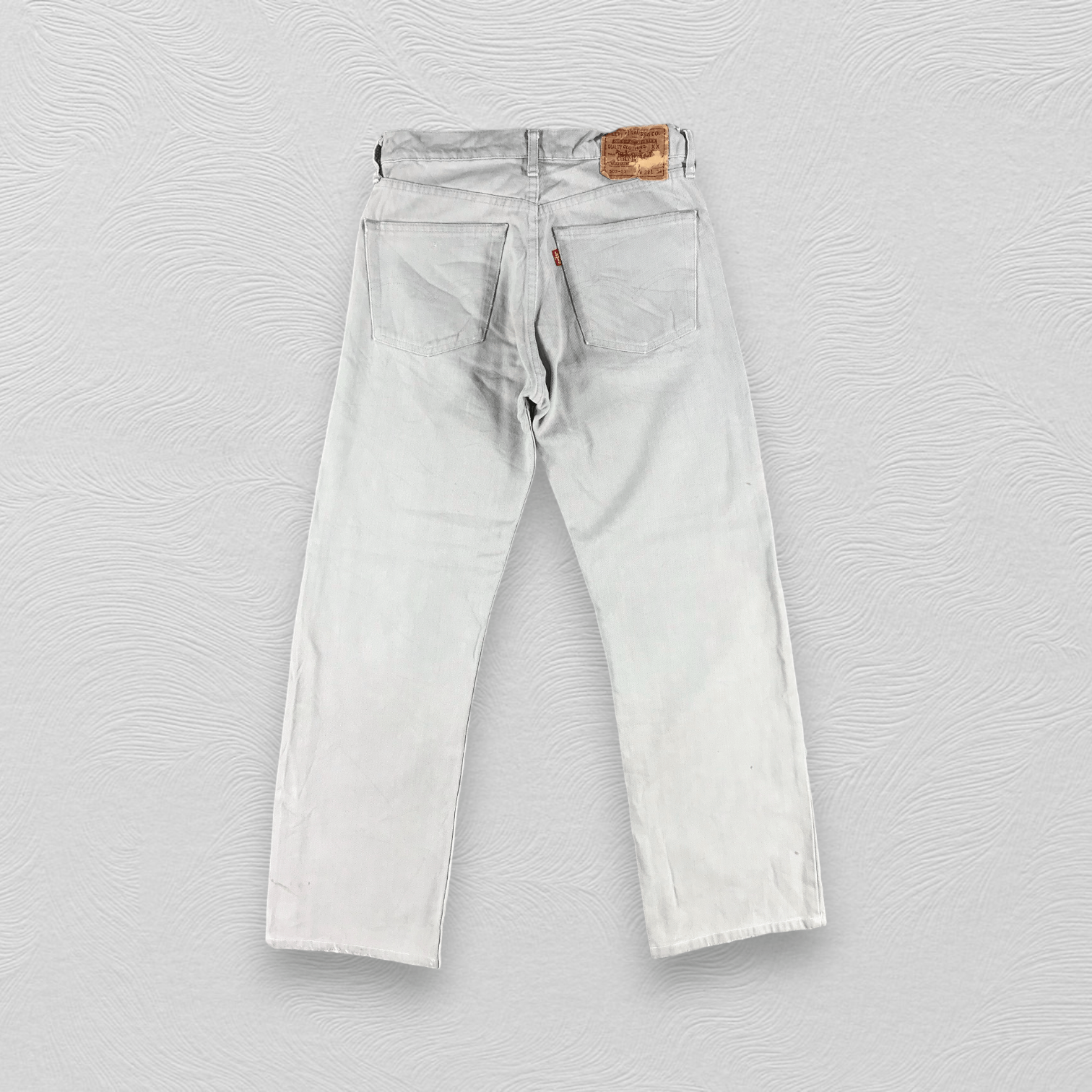 Levi's Vintage Levis 509 Jeans Faded Grey Denim KJ1271 Size US 28 / EU 44 - 2 Thumbnail