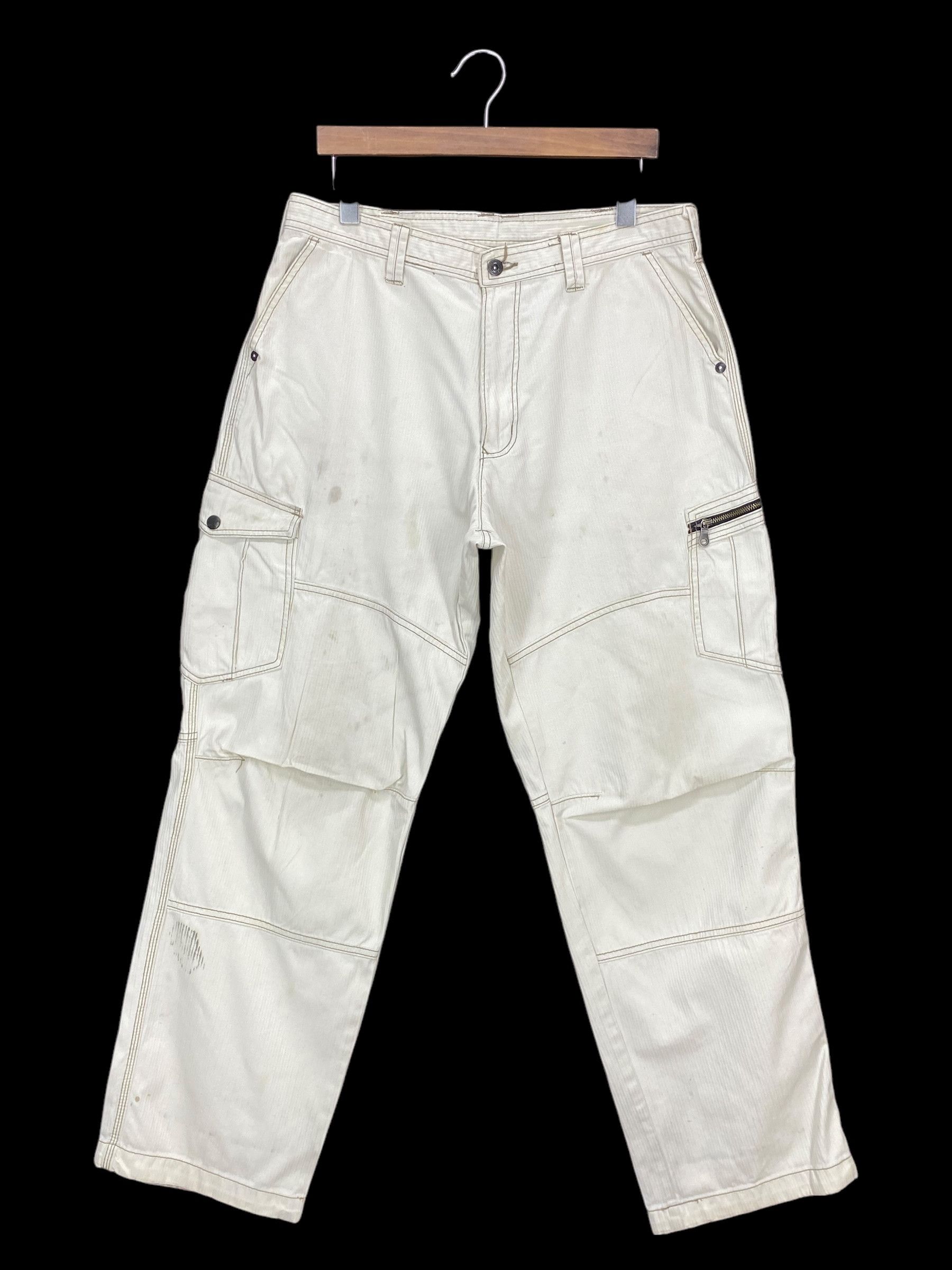 Old Navy Dogman Cargo Denim Pants Workwear Size US 34 / EU 50 - 1 Thumbnail