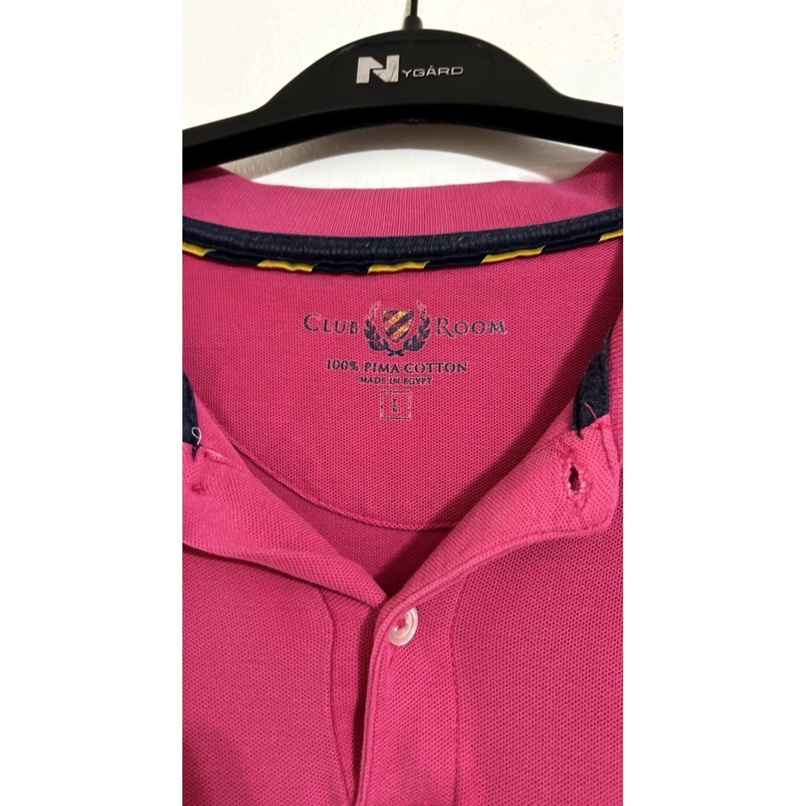 Club Room Club Room Polo Shirt Mens L Pink 1/4 Button Short Sleeve The Estate Size US L / EU 52-54 / 3 - 2 Thumbnail