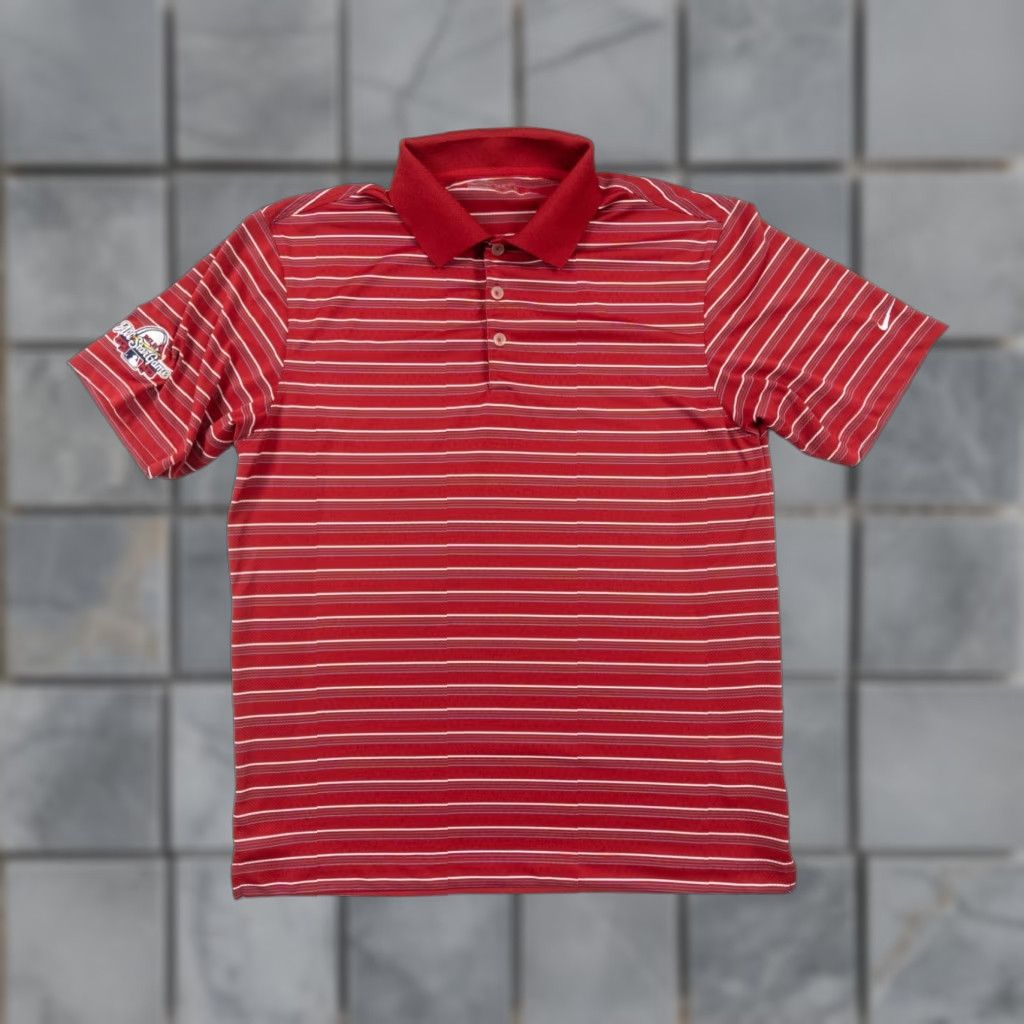 Nike Nike Golf Men Polo Shirt Medium Red Short Sleeve Size US M / EU 48-50 / 2 - 1 Thumbnail
