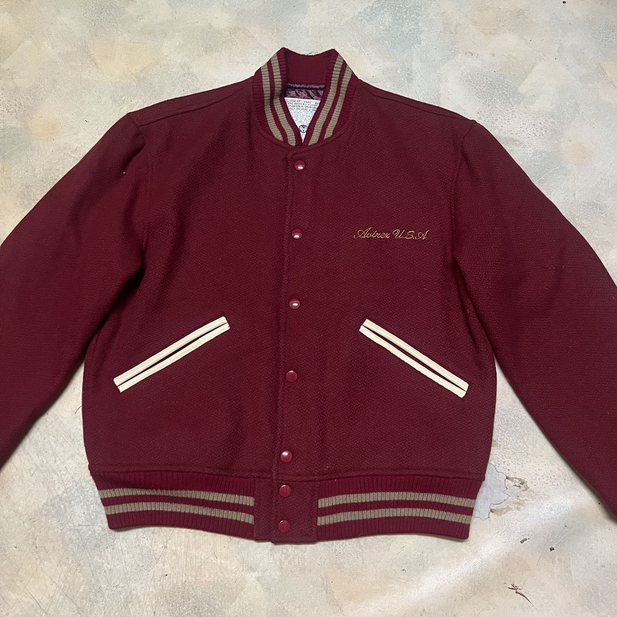 Avirex Vintage Avirex USA Varsity Jacket Big Logo Size US S / EU 44-46 / 1 - 4 Thumbnail