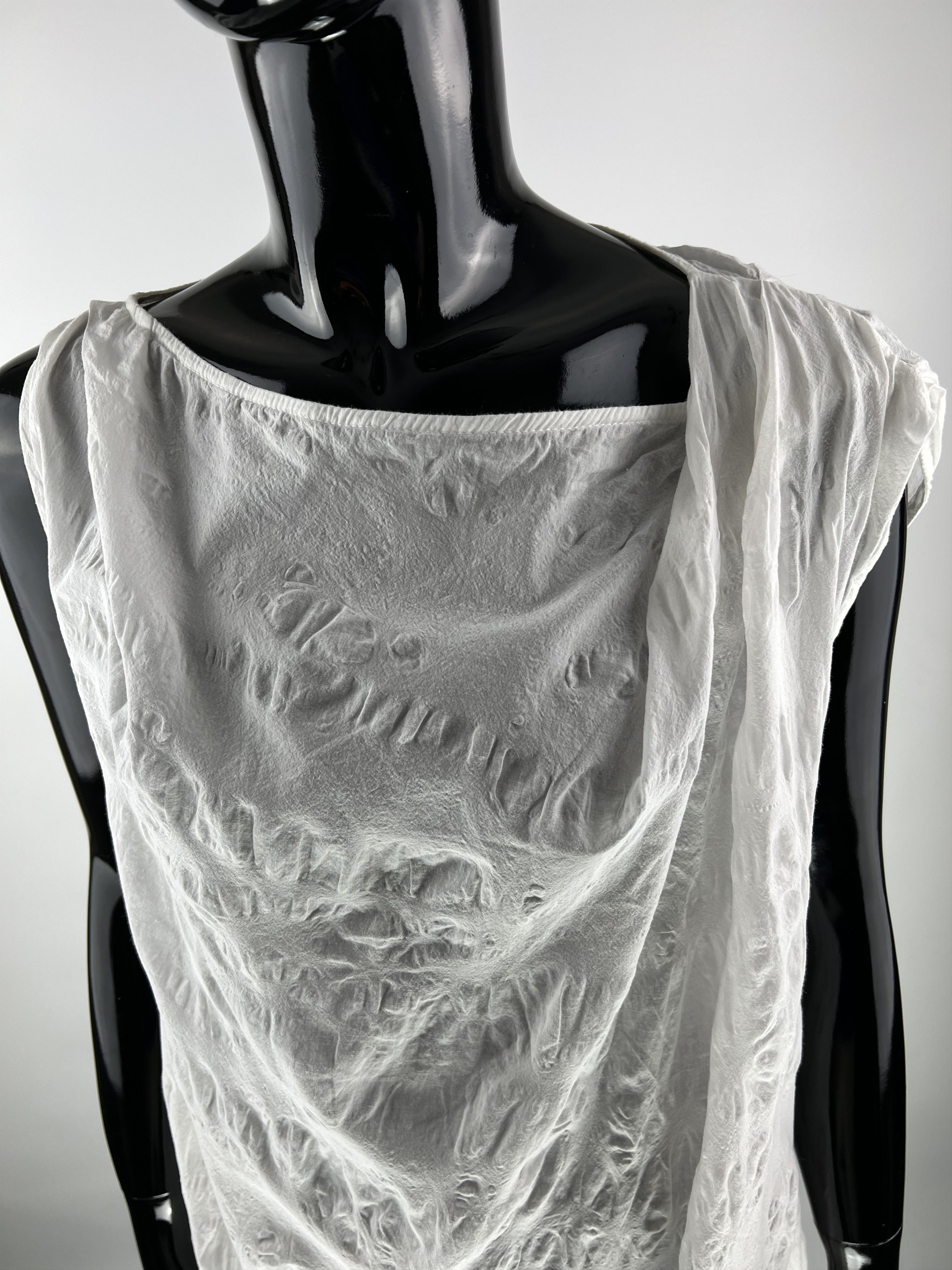 un-namable Un-namable White Sleeveless Cotton Dress Size XS Size XS / US 0-2 / IT 36-38 - 5 Thumbnail