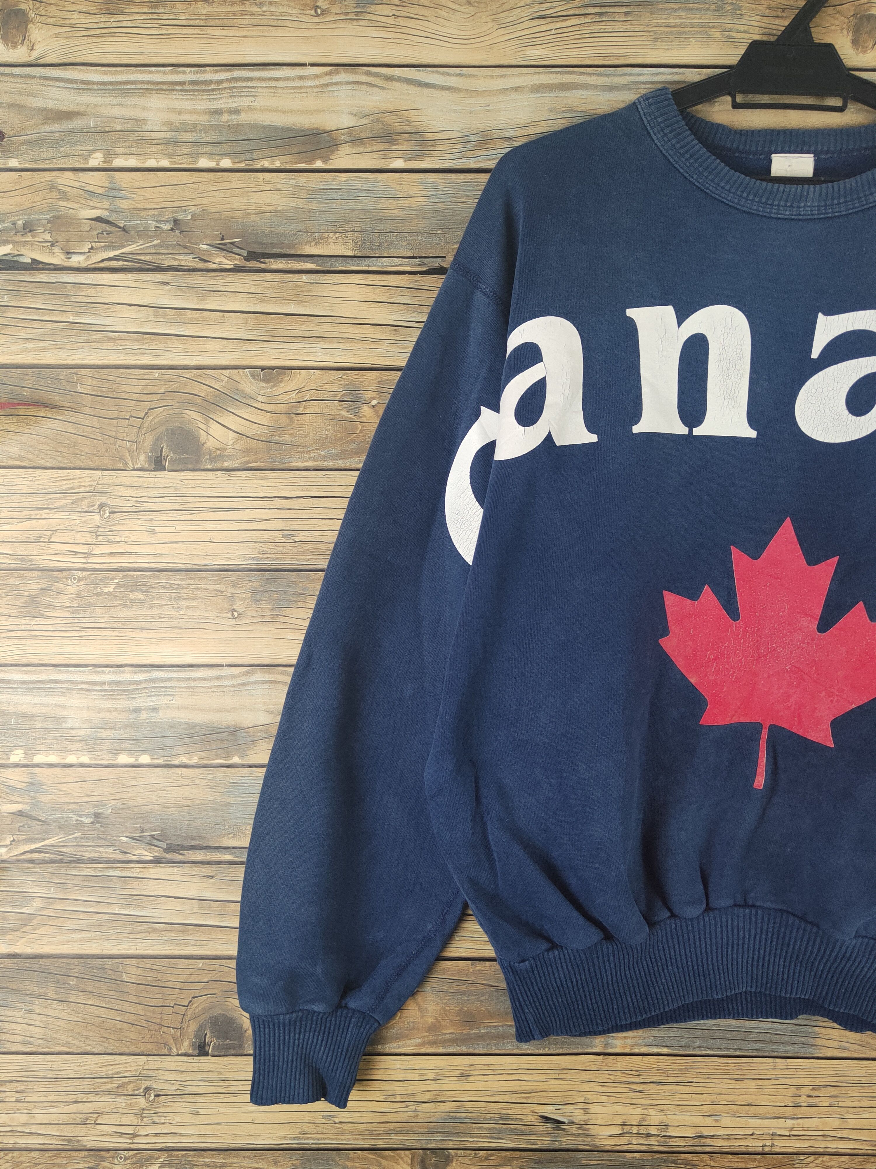 Vintage DL Waves Blue Canada vintage Sweatshirts #46-033 Size US M / EU 48-50 / 2 - 5 Thumbnail