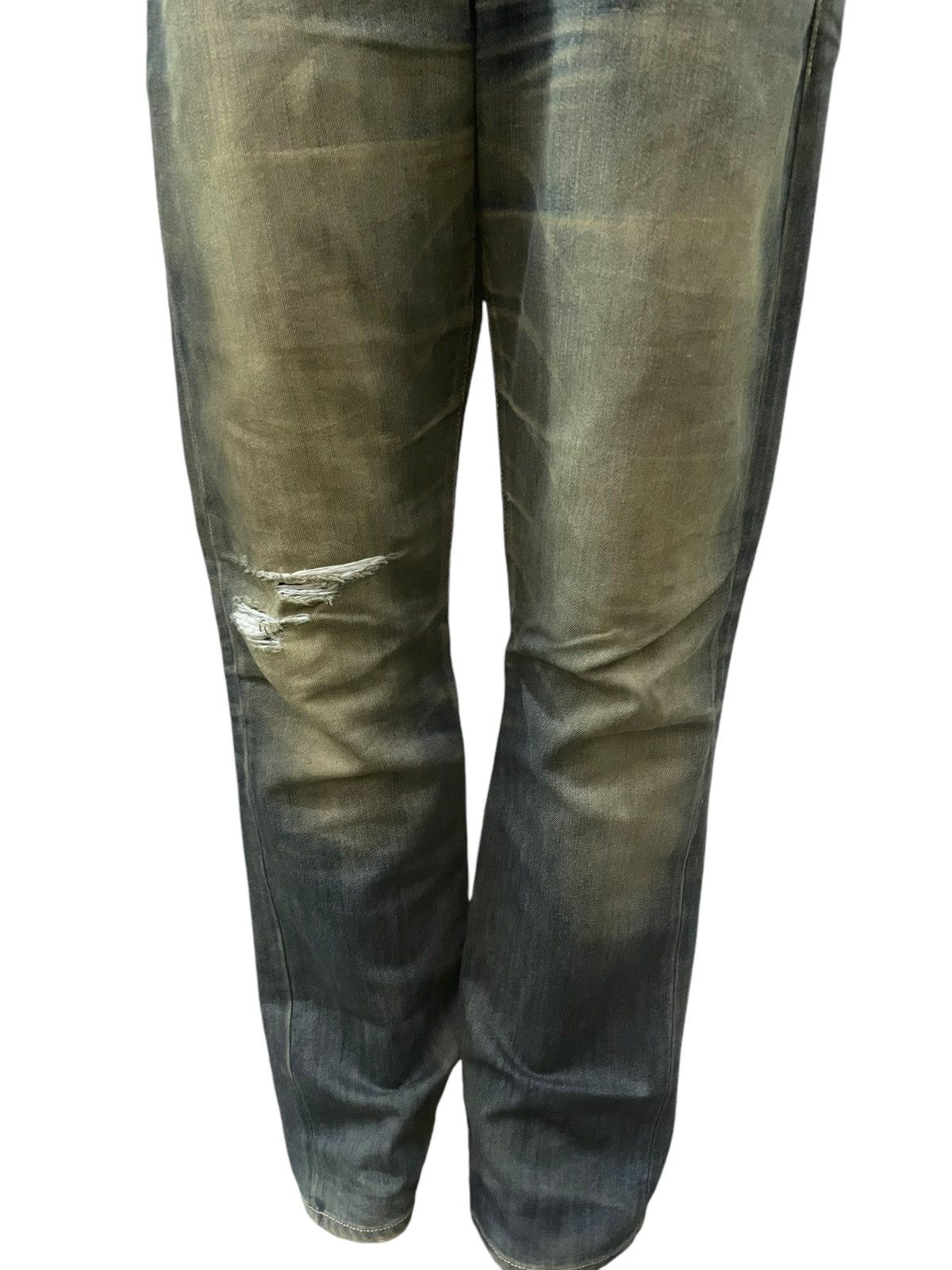 HYDROGEN × Hysteric Glamour × If Six Was Nine Hydrogen Distressed Muddy Dirty Wash Hand Made Denim Pants Size US 32 / EU 48 - 6 Thumbnail