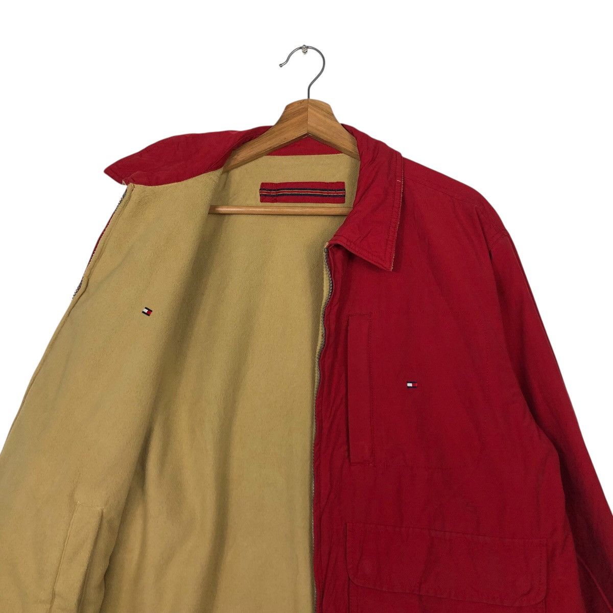 Japanese Brand 📌Vintage Reversible Bomber Jacket Detroit Tommy Hilfiger Size US M / EU 48-50 / 2 - 15 Thumbnail