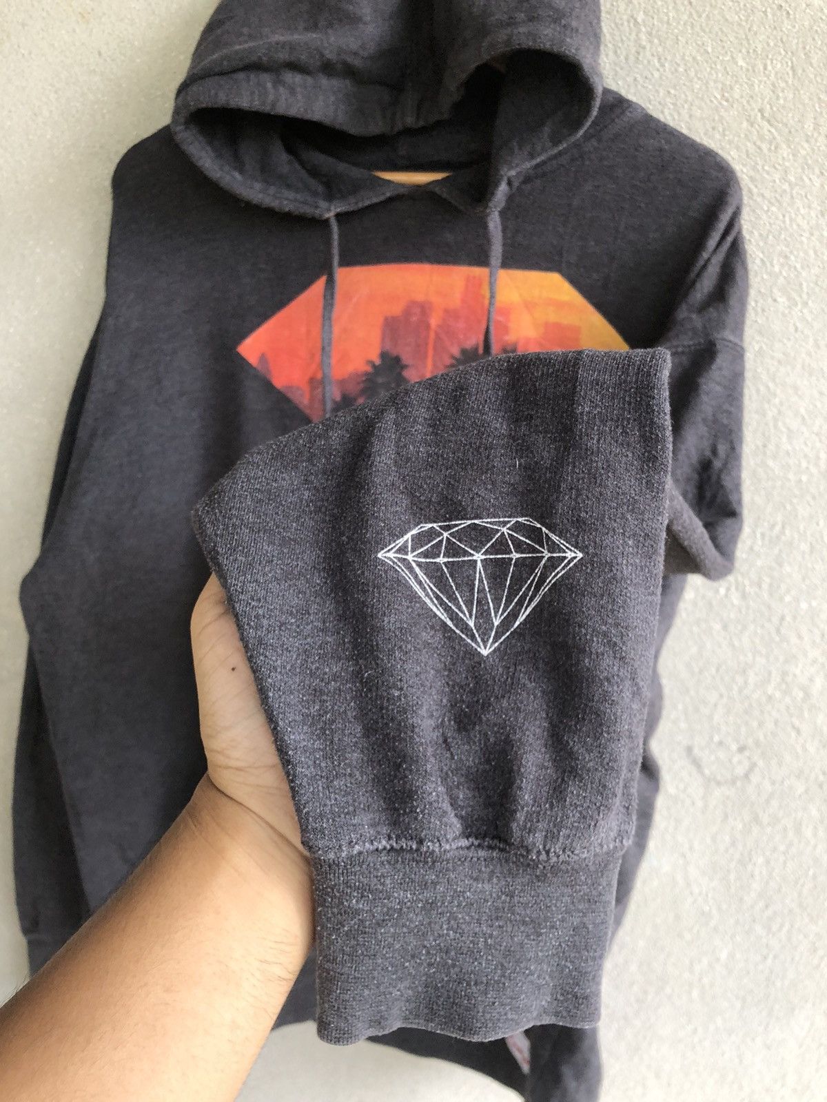 Diamond Supply Co. × Japanese Brand × Vintage Vintage Diamond Supply Co hoodie Size US L / EU 52-54 / 3 - 6 Thumbnail