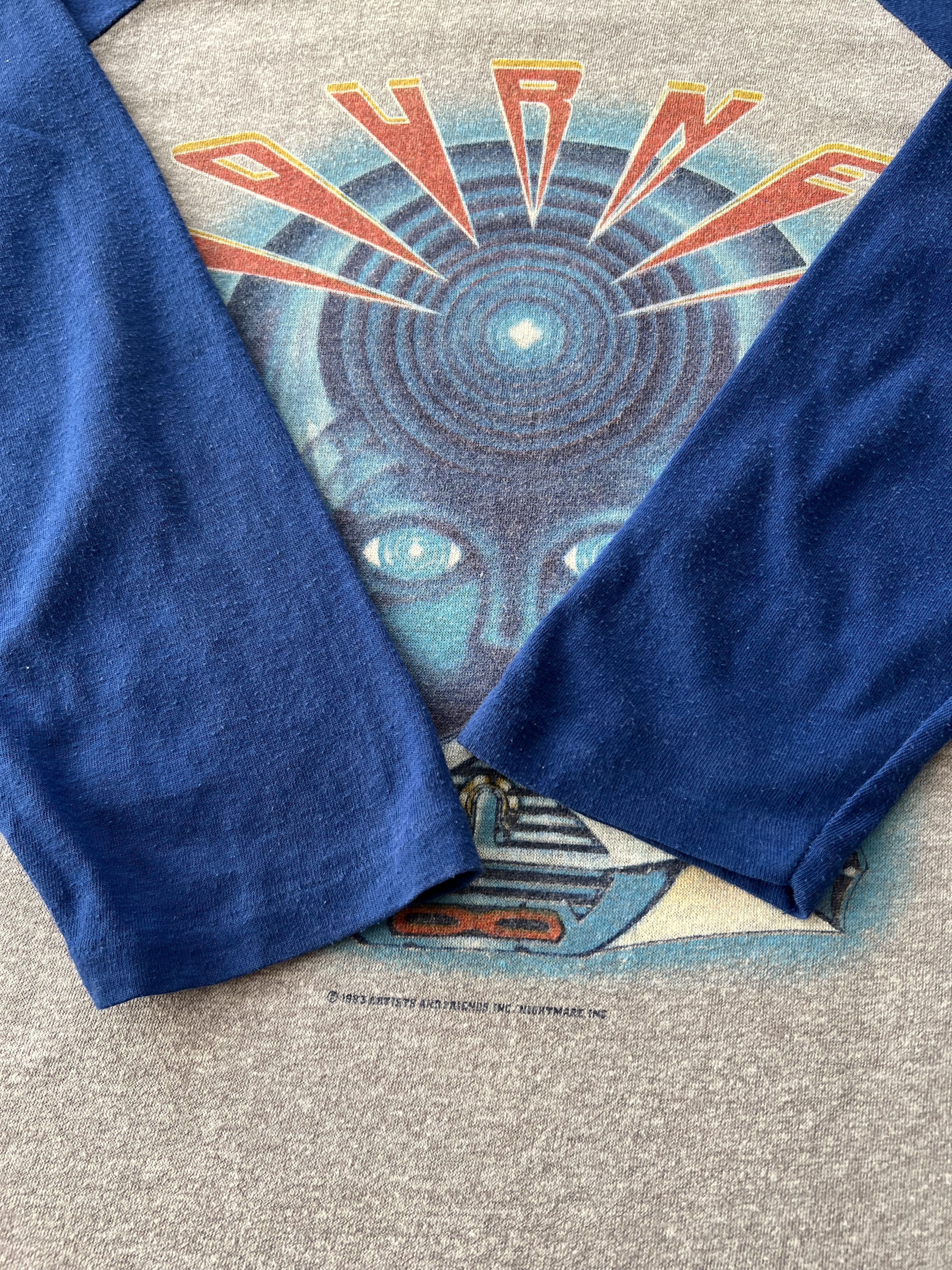 Band Tees Vintage 1983 Journey Frontiers Tour Raglan 3/4 Sleeve Tshirt Size US M / EU 48-50 / 2 - 6 Thumbnail