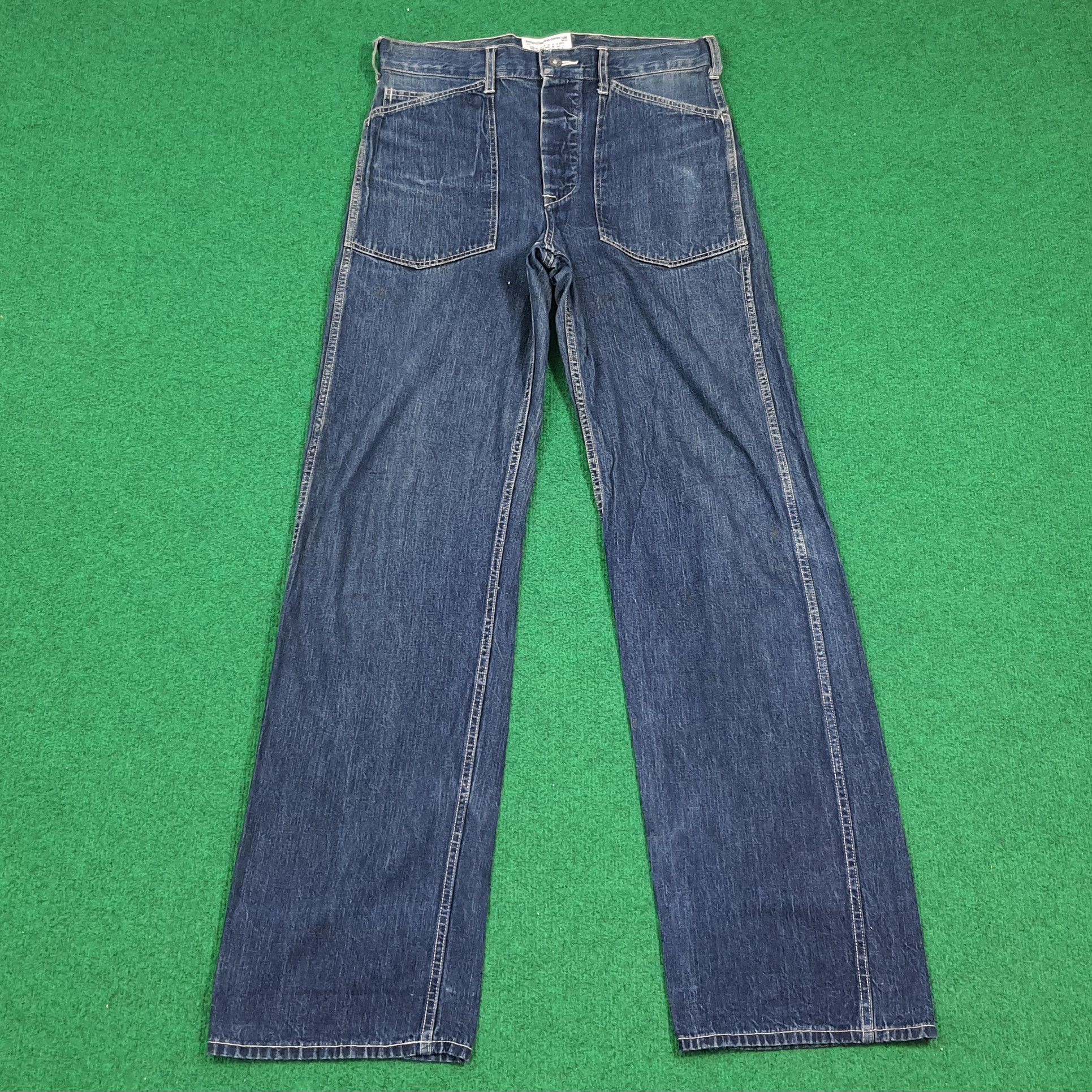 Beams Plus Vintage BEAMS BOY Military Work Denim Pants C280N8 Size 31" - 1 Thumbnail