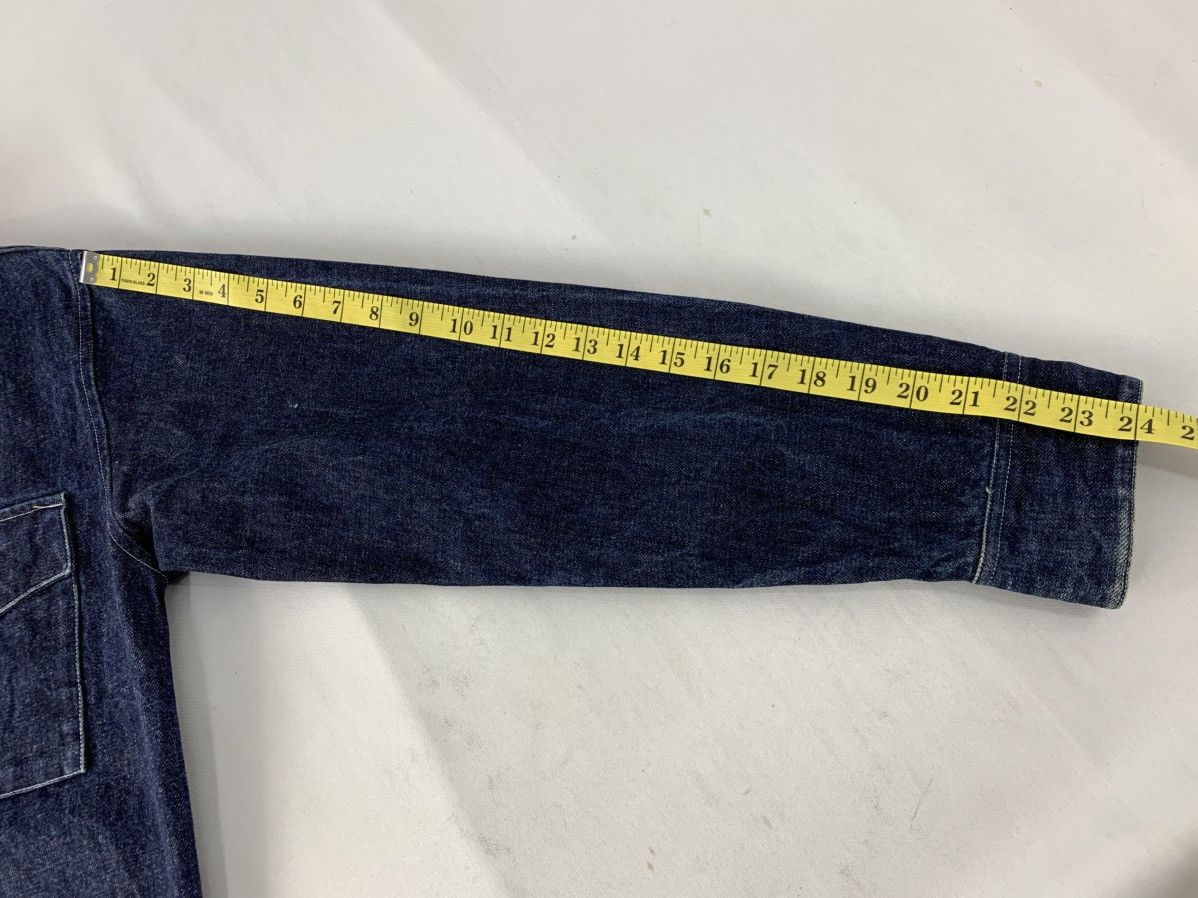 agnes b. 90s Agnes B Homme Type 2 Blue Indigo Trucker Western Jacket Size US S / EU 44-46 / 1 - 12 Thumbnail