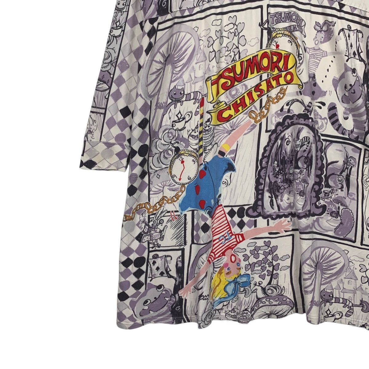 Tsumori Chisato TSUMORI CHISATO Sleep Fullprint Big Logo T Shirt #2083-C91 Size M / US 6-8 / IT 42-44 - 4 Thumbnail