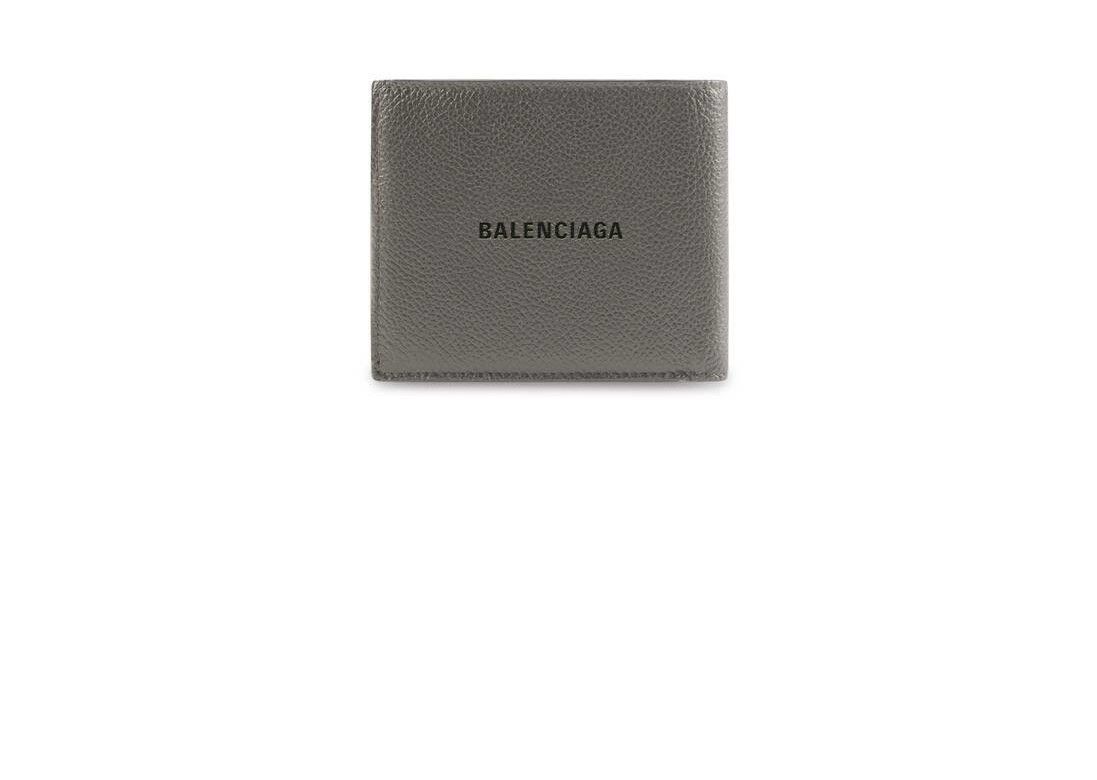 Balenciaga o1mt1gz0924 Size: OS / Cash Coin Folded Wallet in Grey Size ONE SIZE - 1 Thumbnail