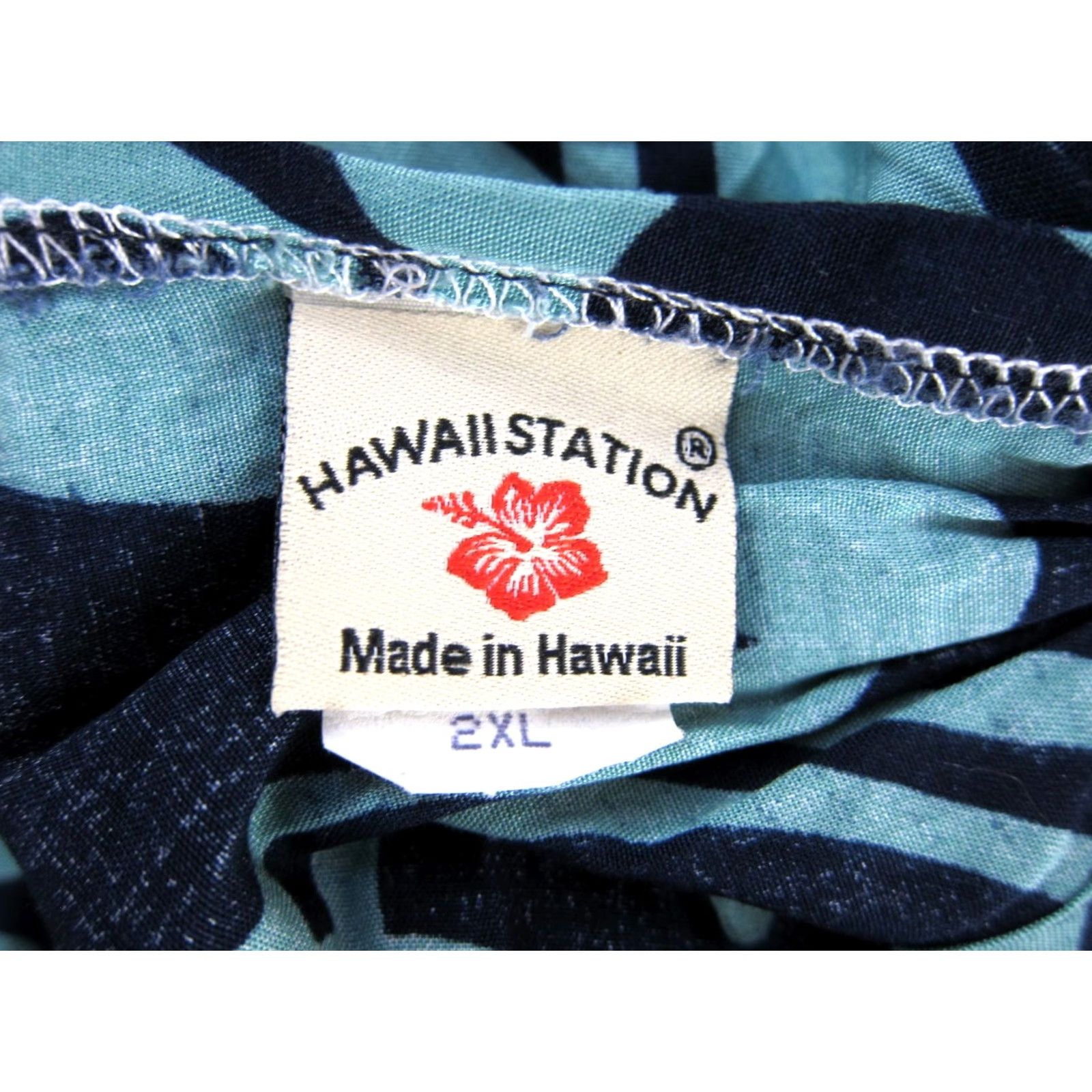 Vintage Hawaii Station Blue Teal Tropical Floral Midi Tank Slip Dress 2XL Size XXL / US 16-18 / IT 52-54 - 3 Thumbnail