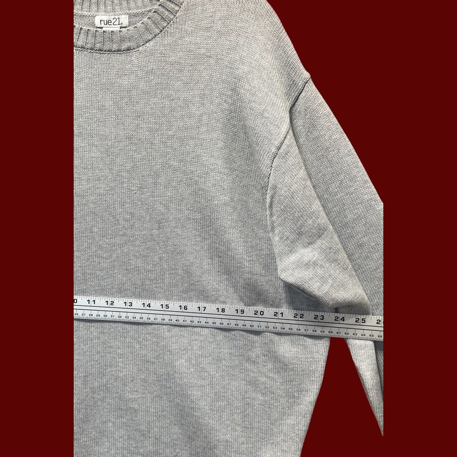 rue21 Rue 21 - Men's Casual Long Sleeve Sweatshirt - Gray - Large Size US L / EU 52-54 / 3 - 3 Thumbnail