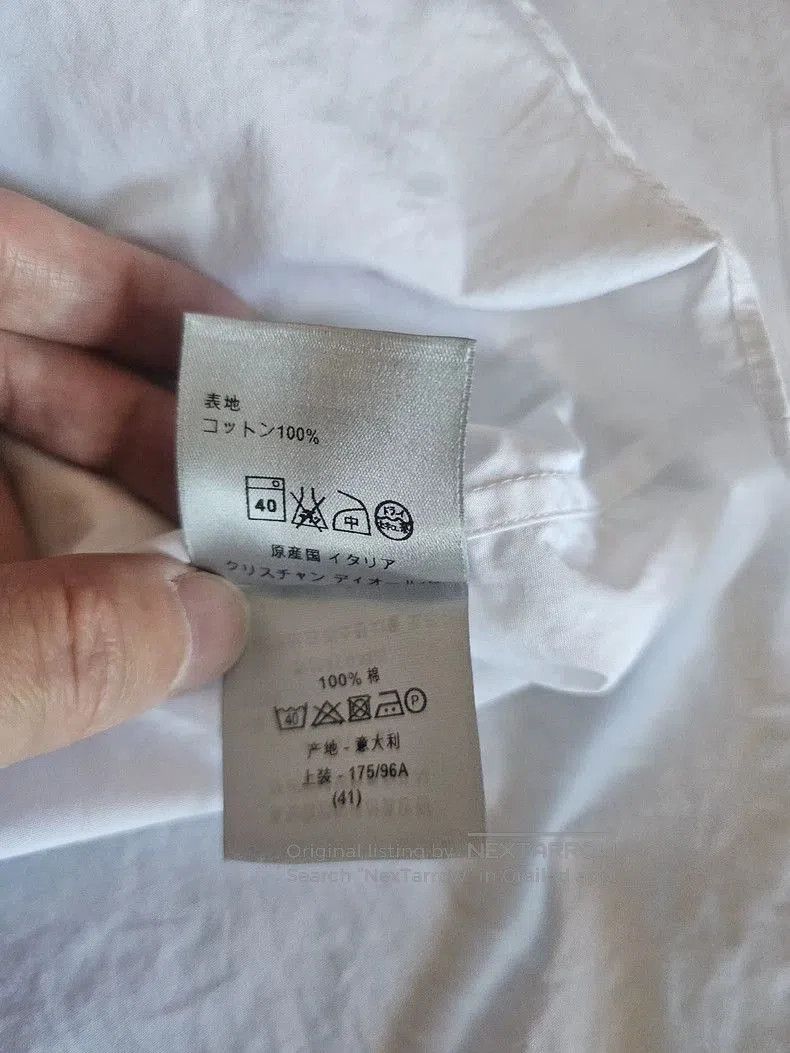Dior Dior White Long Sleeve Shirt. Size US L / EU 52-54 / 3 - 6 Thumbnail