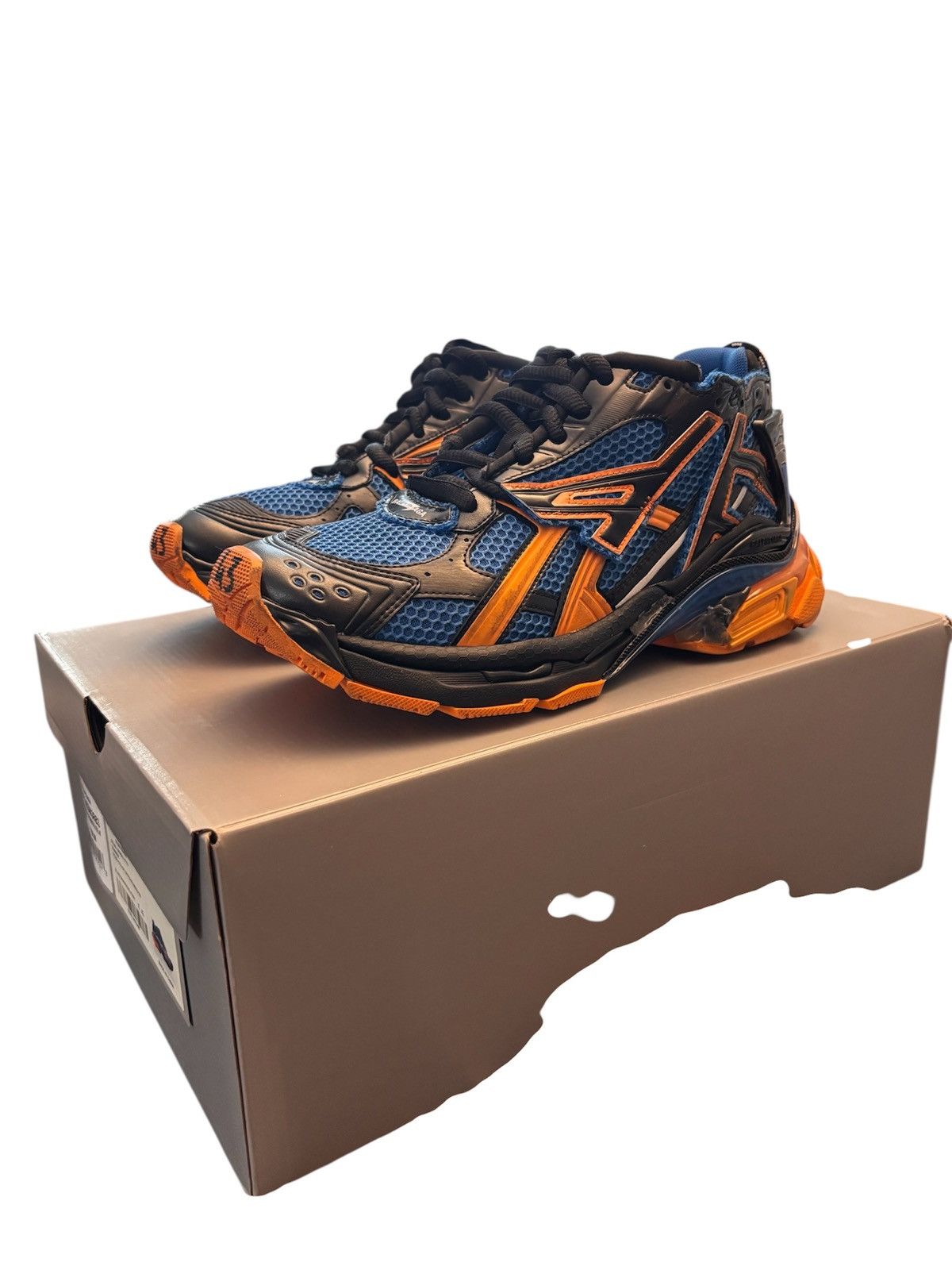 Balenciaga Balenciaga Runner Blue Orange Black Size US 10 / EU 43 - 1 Thumbnail