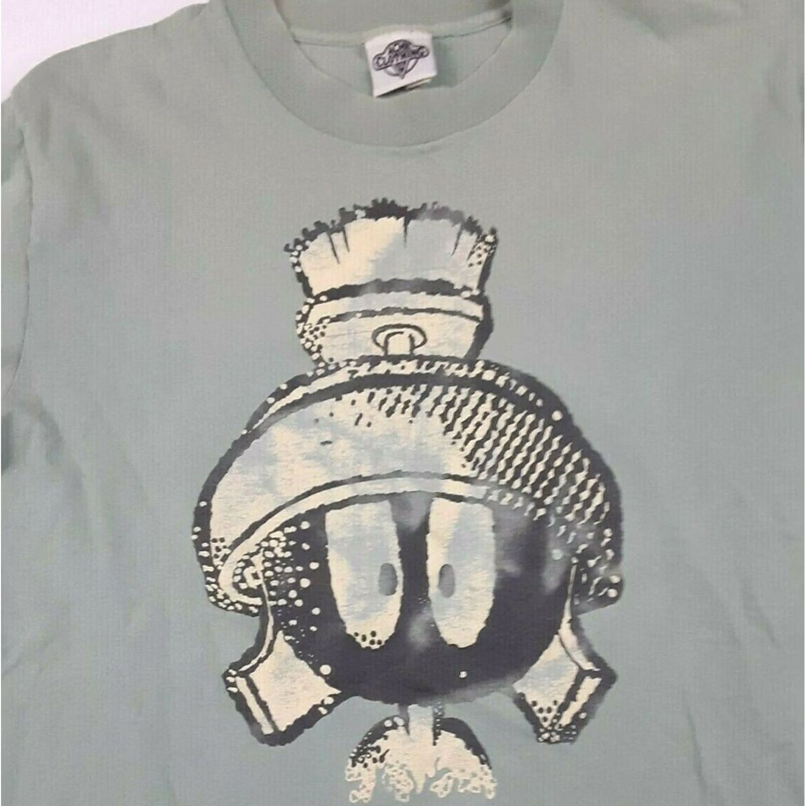 Vintage Marvin the Martian Lite Green Warner Brothers 1991 single stitch LG Shirt Size US L / EU 52-54 / 3 - 4 Thumbnail