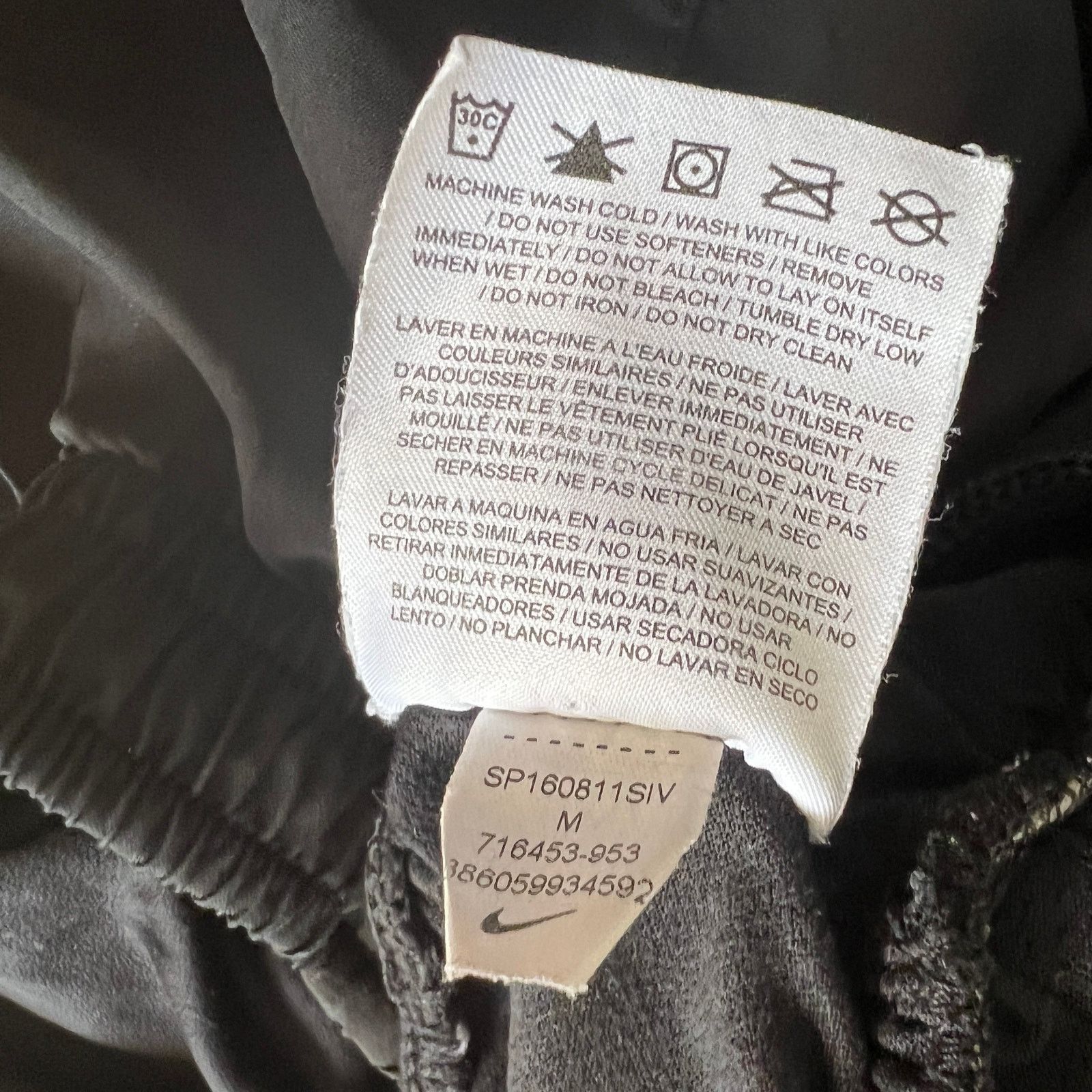 Nike Nike Dri-FIT Black Running Shorts Built-In Brief Women’s M Size 27" / US 4 / IT 40 - 5 Thumbnail