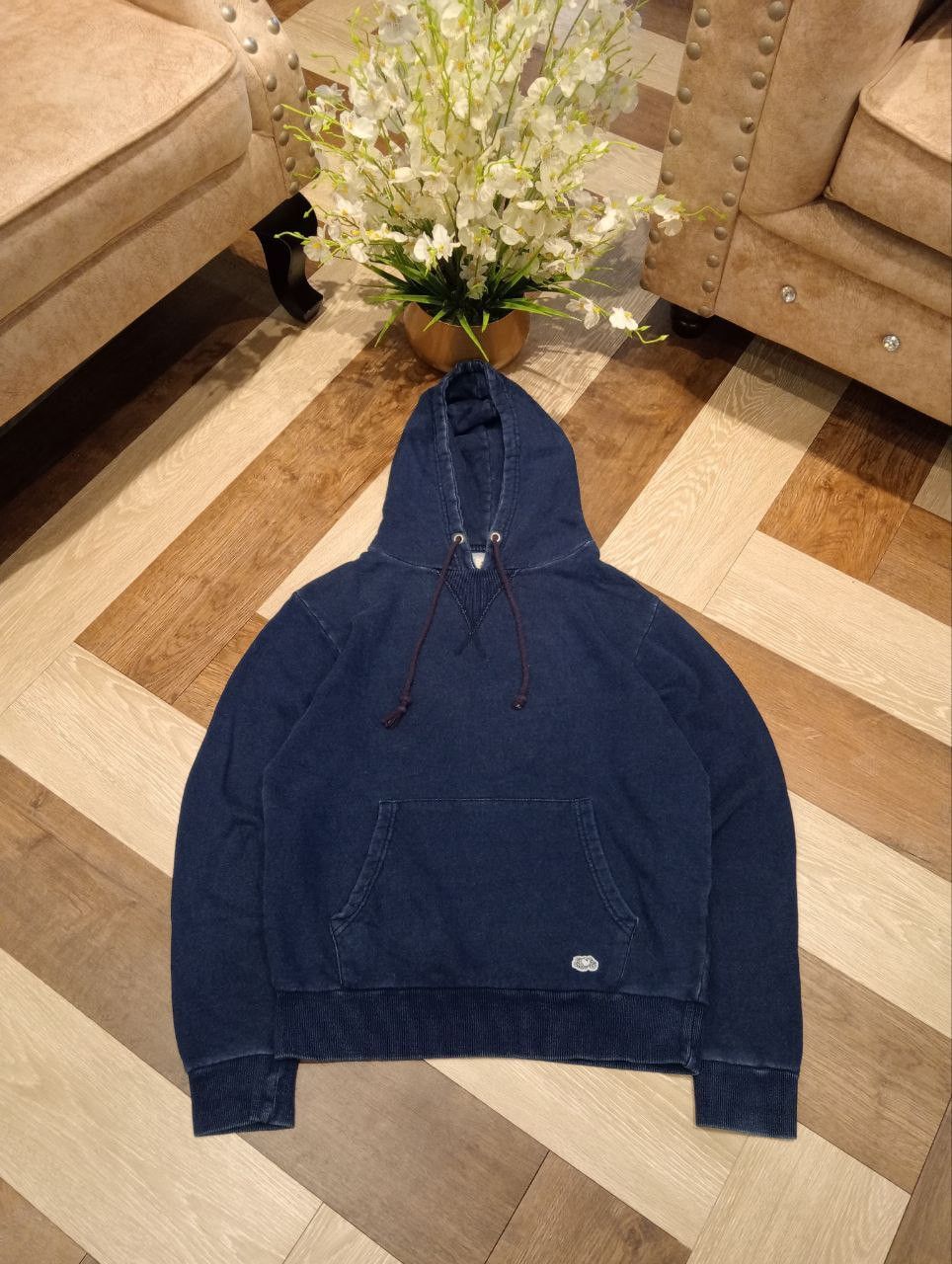 Blue Blue Japan FRUIT OF THE LOOM X BLUE BLUE JAPAN INDIGO DYED HOODIE Size US M / EU 48-50 / 2 - 1 Thumbnail