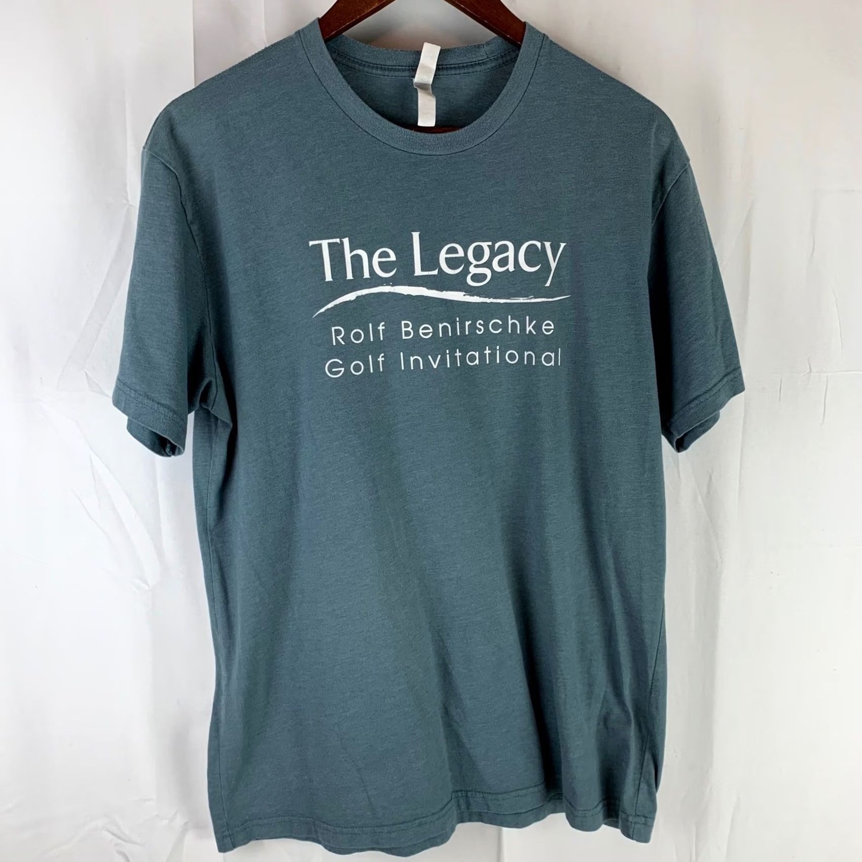 Altea The Legacy Rolf Benirschke Golf Invitational T-Shirt Mens Large Teal Graphic Tee Size US L / EU 52-54 / 3 - 2 Thumbnail
