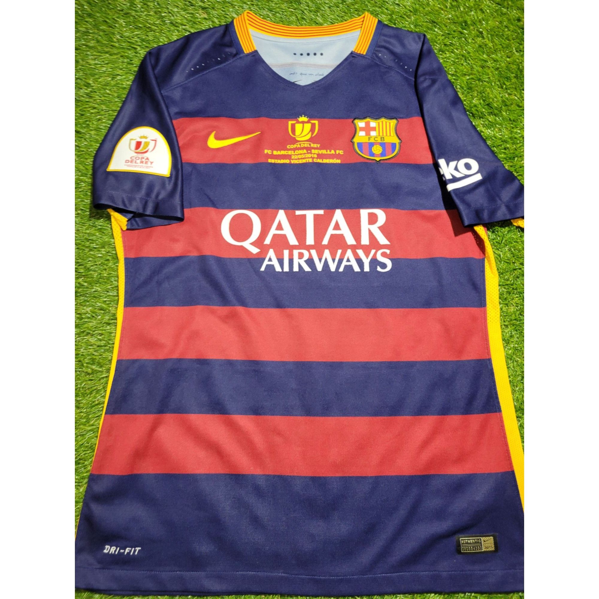 Nike Messi Barcelona Player Issue 2015 2016 Soccer Jersey L | Grailed