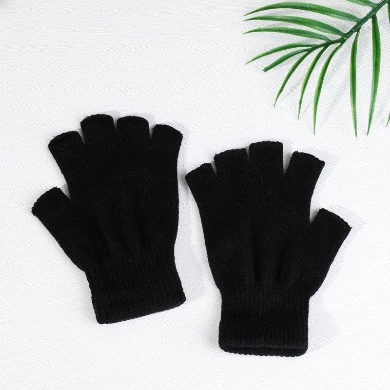 Other Half Finger Fingerless Gloves🧤 Size ONE SIZE - 7 Thumbnail