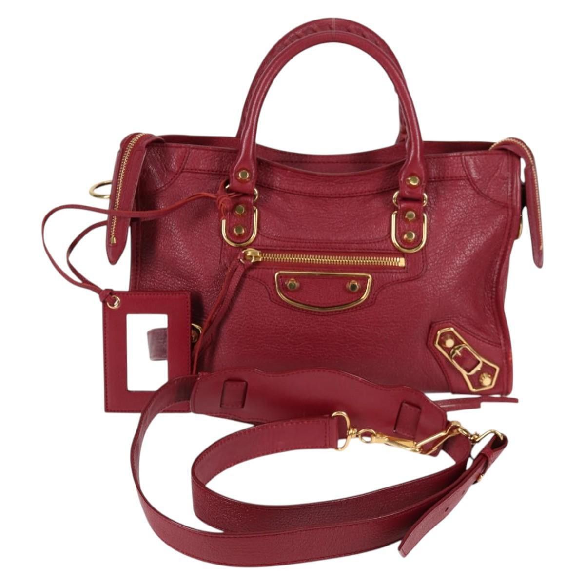 Balenciaga Balenciaga City Classic Metallic Edge Bag Leather Size ONE SIZE - 1 Thumbnail
