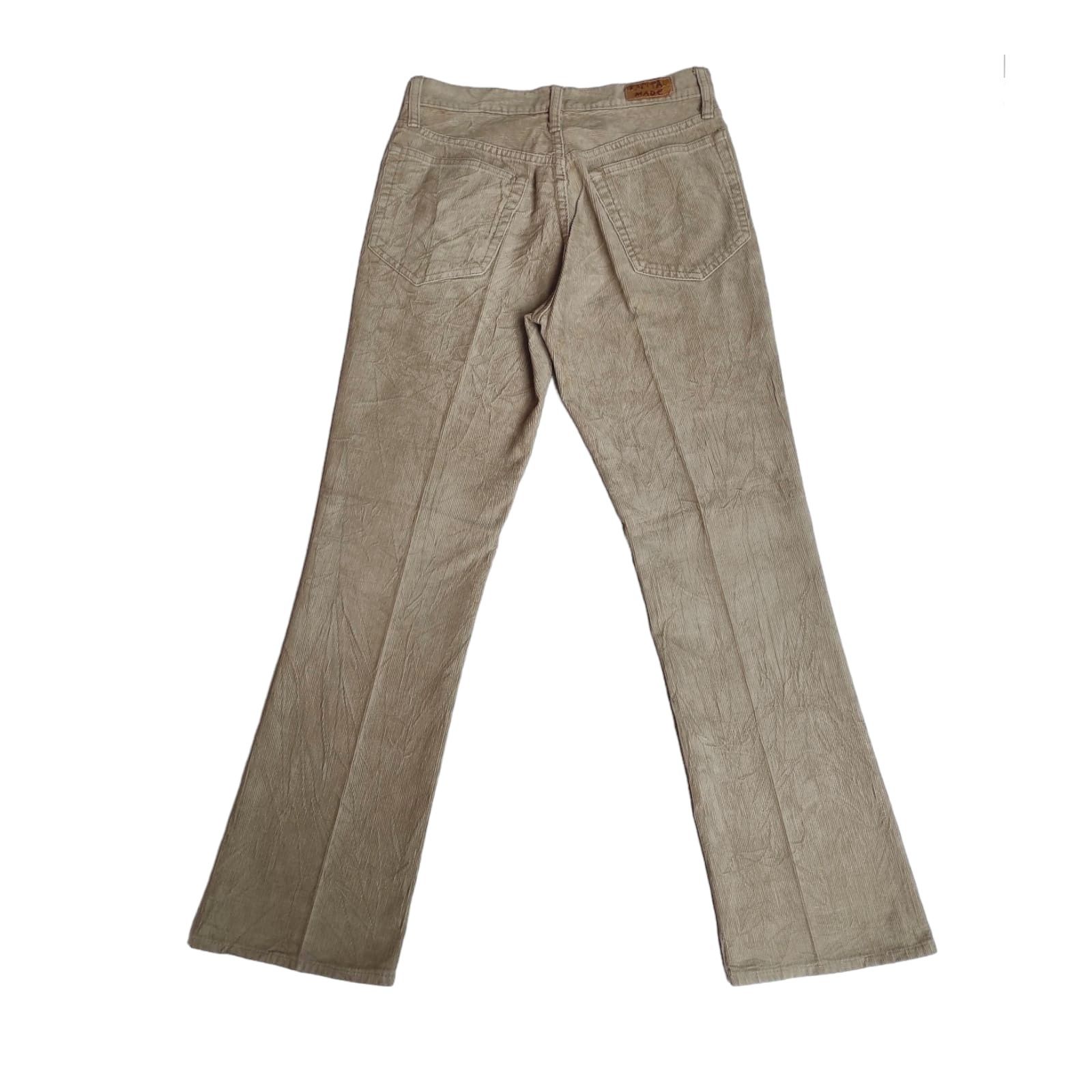 Japanese Brand Kapital Made Corduroy Flare Pants Size US 28 / EU 44 - 1 Thumbnail