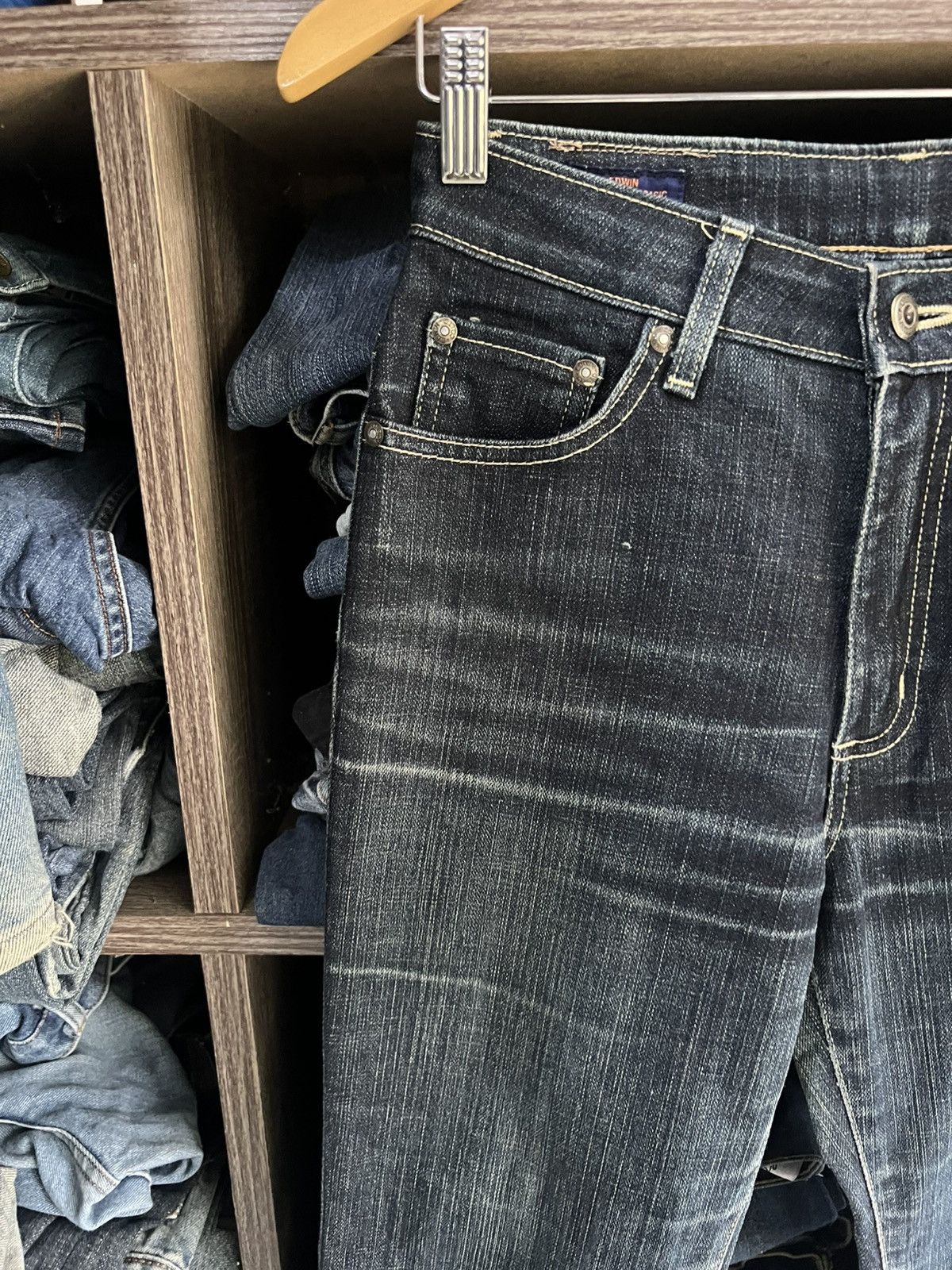 Edwin 🔥Vintage Miss Edwin Flared Denim Size 28" / US 6 / IT 42 - 7 Thumbnail