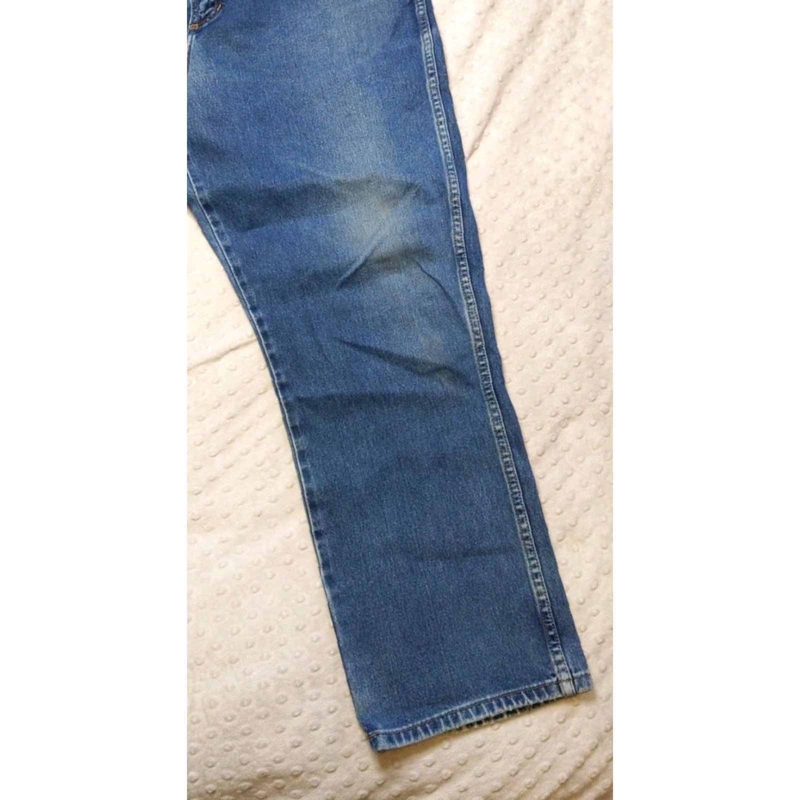 Vintage Cinch Rocky Mtn Jeans Western Blue Regular 38X30 Denim 5-Pocket Jeans Men's Size 38 Medium Wash Jeans Size US 38 / EU 54 - 2 Thumbnail