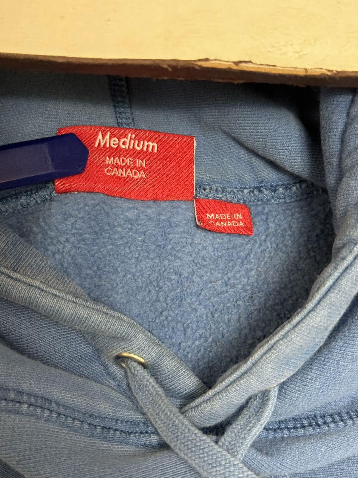 Supreme Supreme Sleeve Patch Hoodie SS17 SZ Medium Royal 🔥 Size US M / EU 48-50 / 2 - 16 Thumbnail