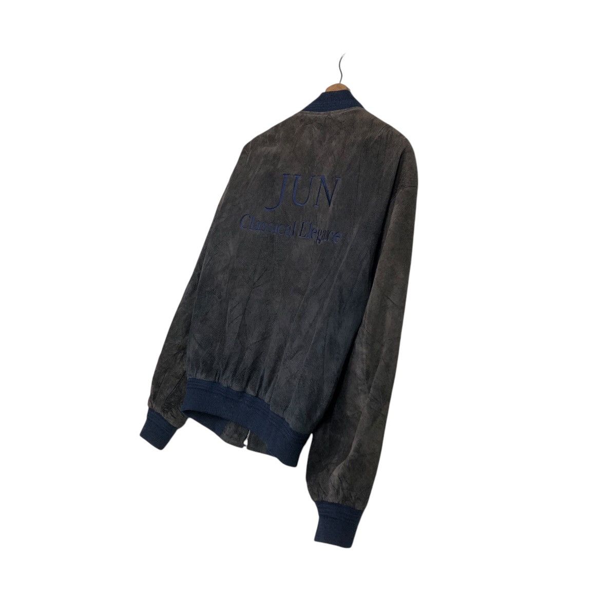 Japanese Brand 📌Vintage Bomber Leather Jacket Jun Men Suede Issey Miyake Size US M / EU 48-50 / 2 - 11 Thumbnail