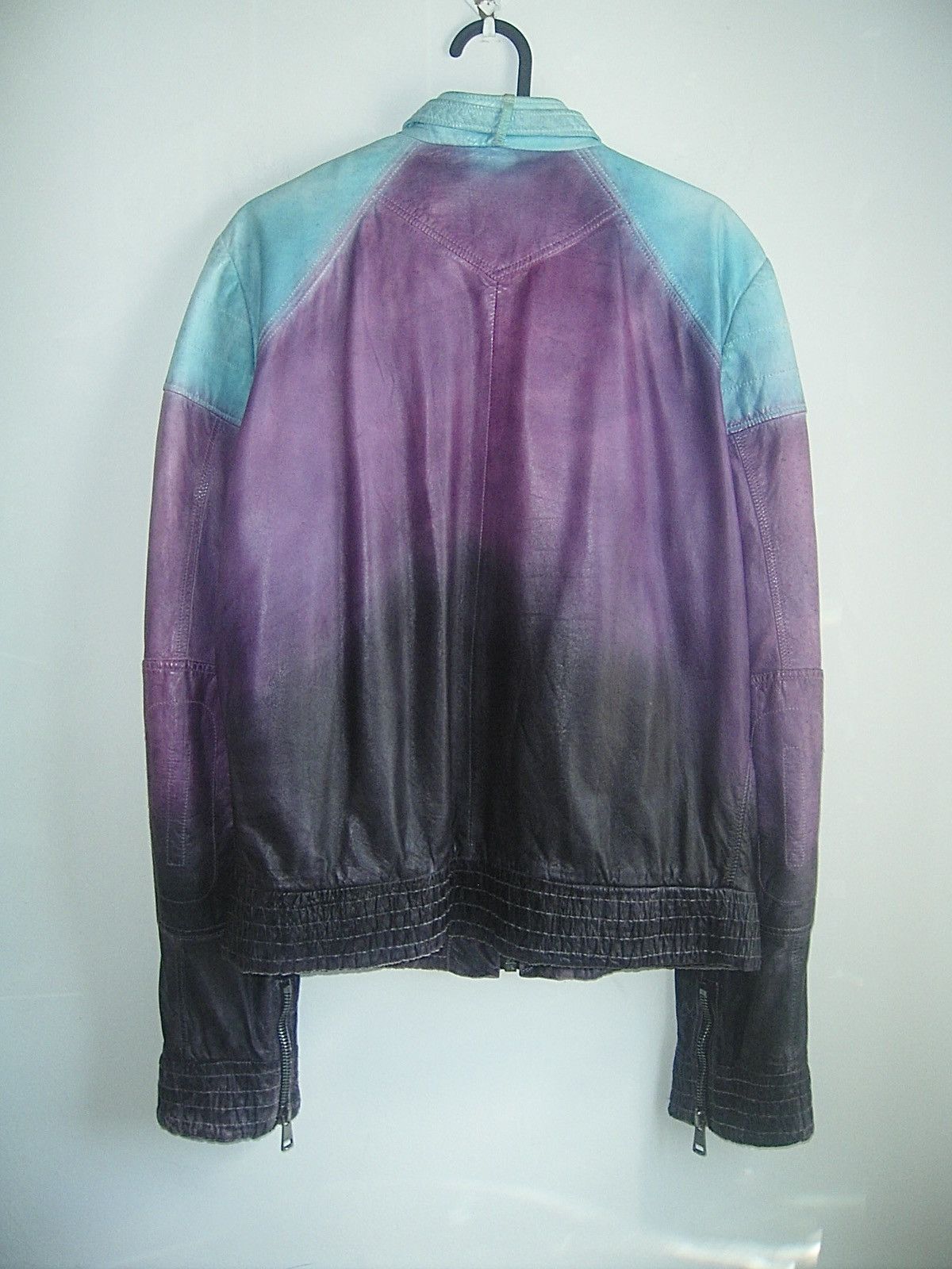 Gucci Gucci SS09 Gradient Leather Biker Jacket Size US M / EU 48-50 / 2 - 12 Thumbnail